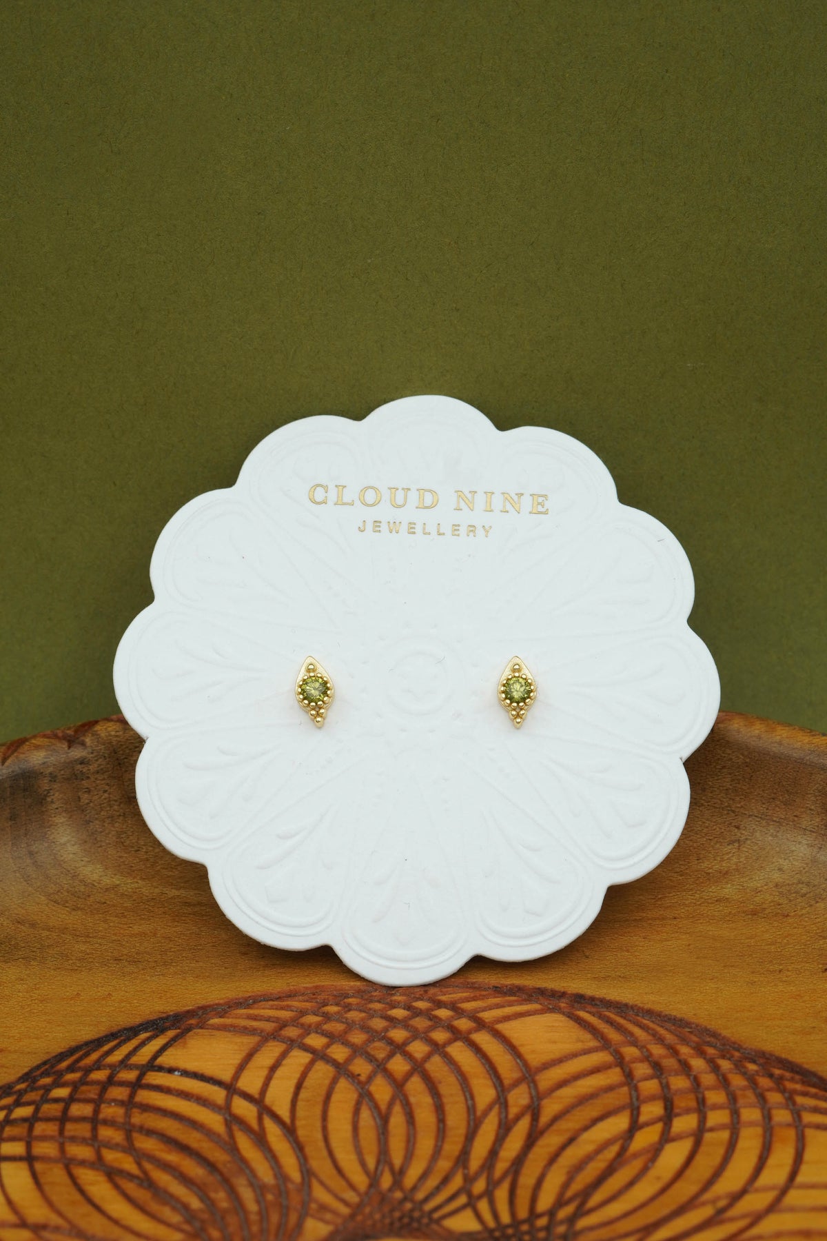 Inner Calm Studs- Gold