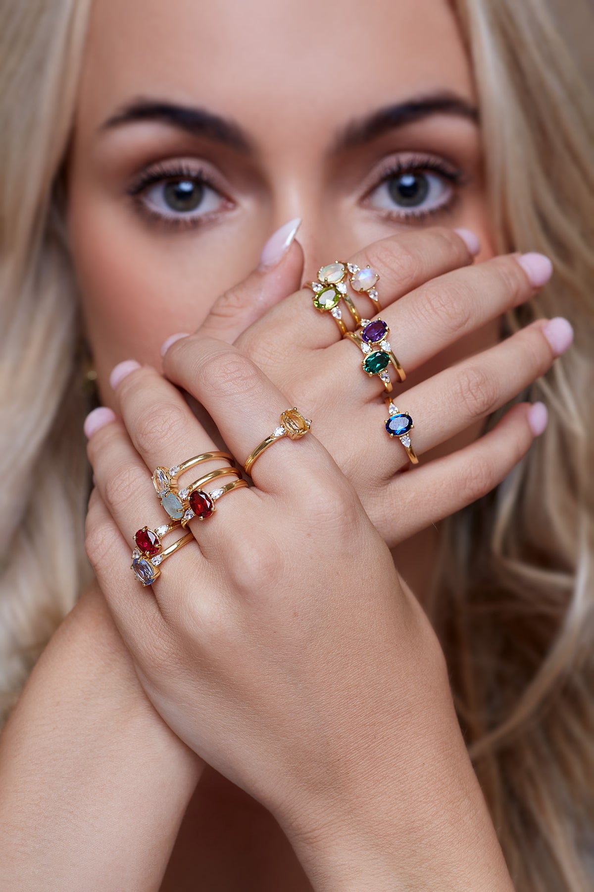 June Birthstone Ring - Silver