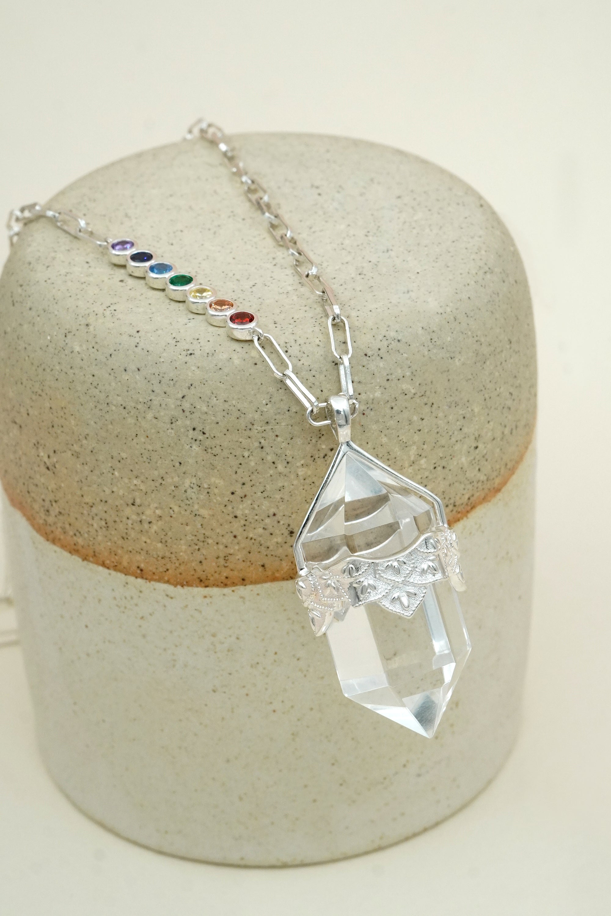 All Aligned Necklace - Silver