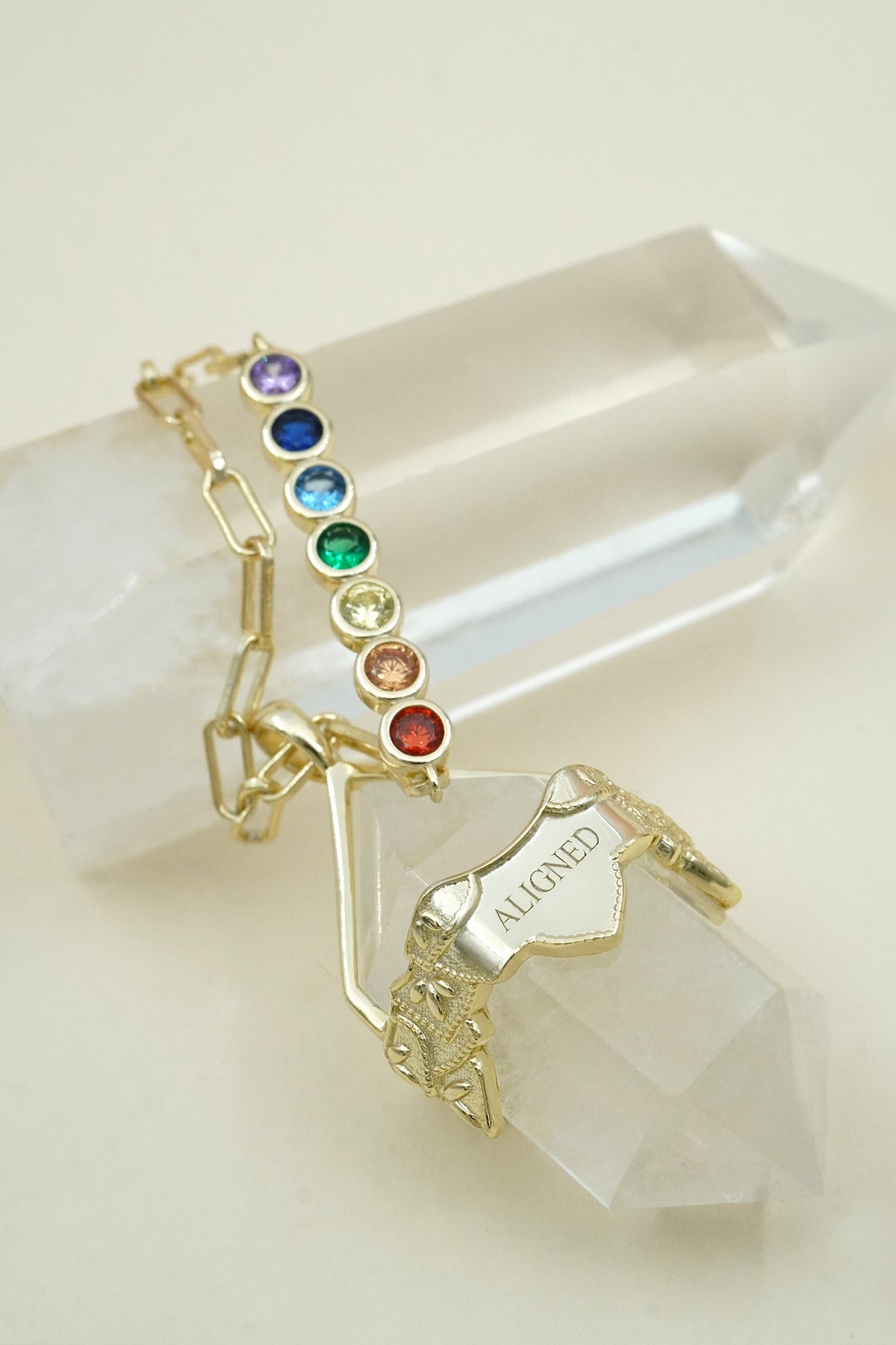 All Aligned Necklace - Gold