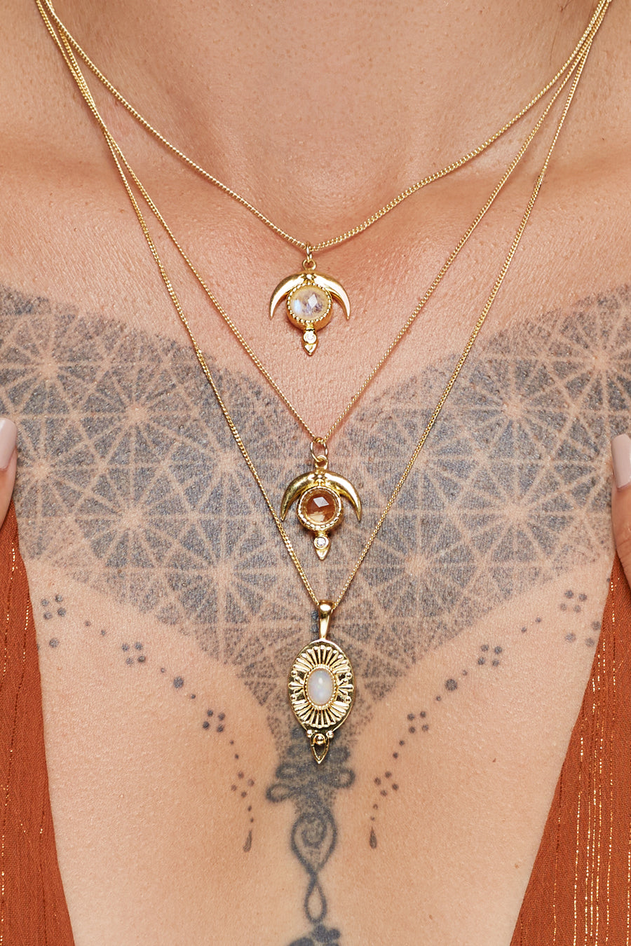 Citrine Dare to Dream Necklace - Gold