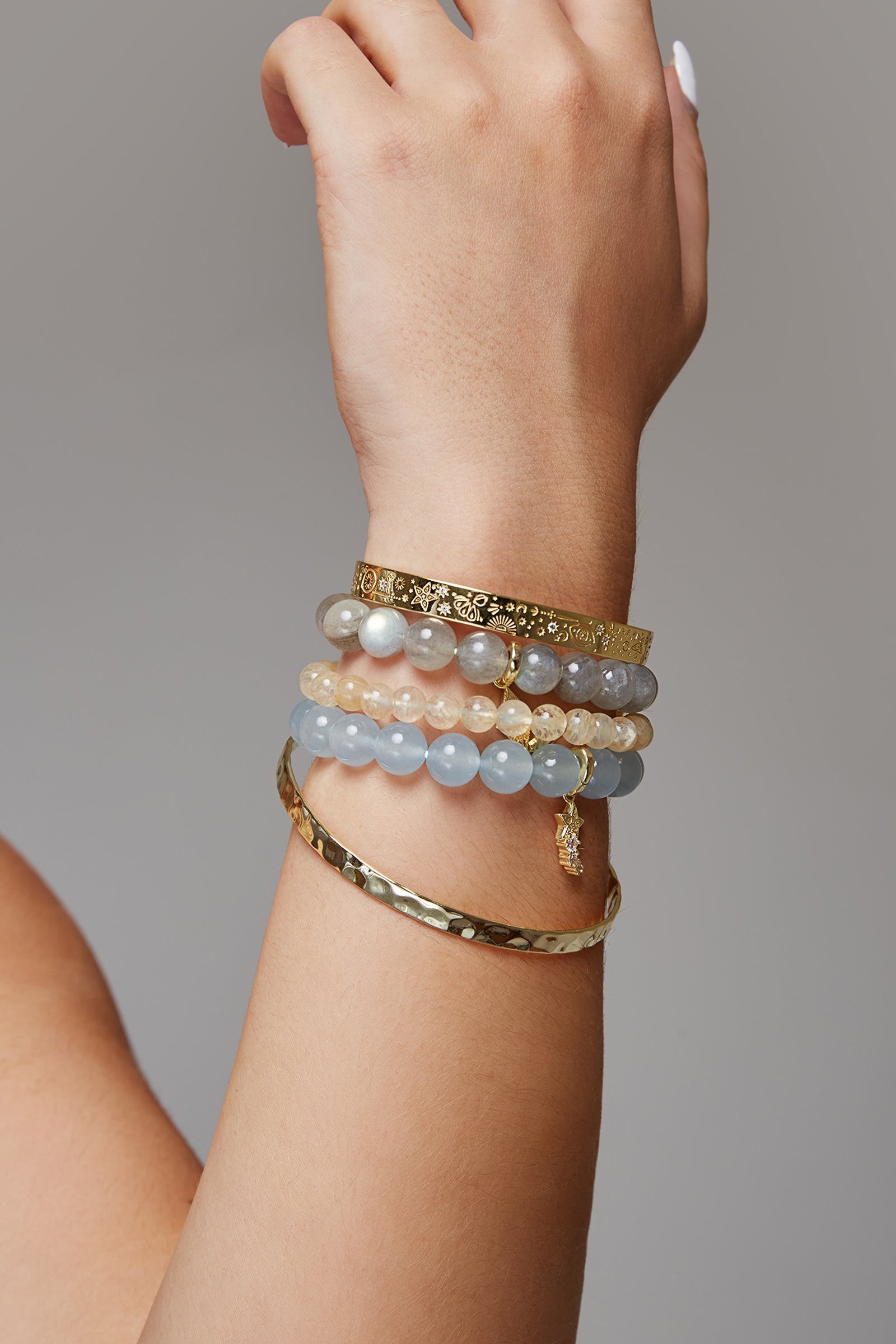 Wish Upon A Star Bracelet - Gold