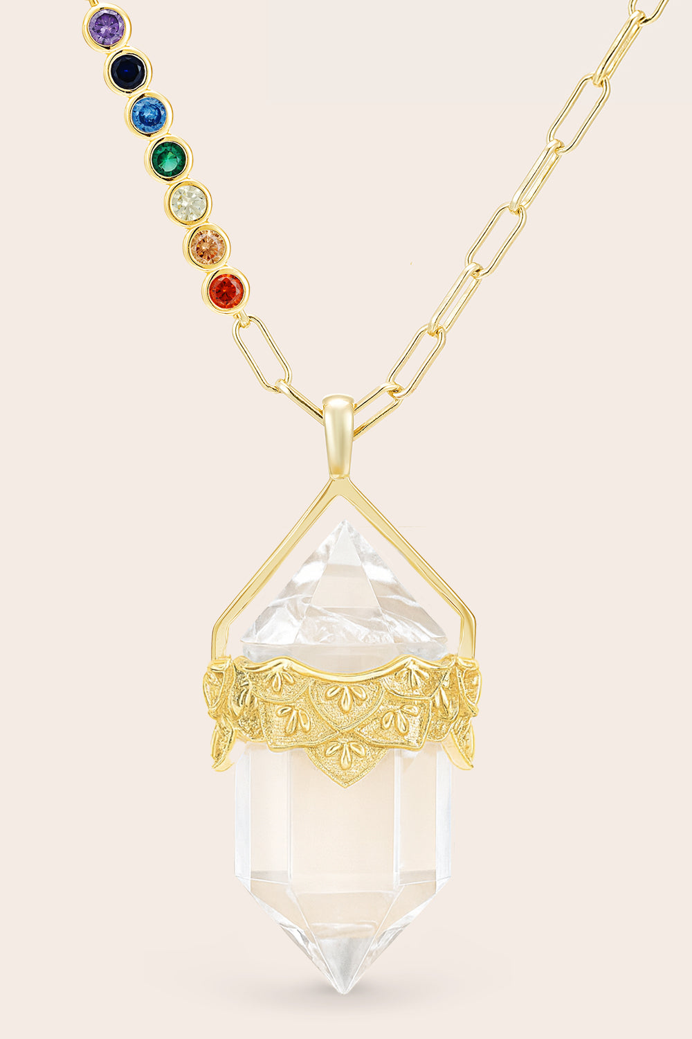 All Aligned Necklace - Gold