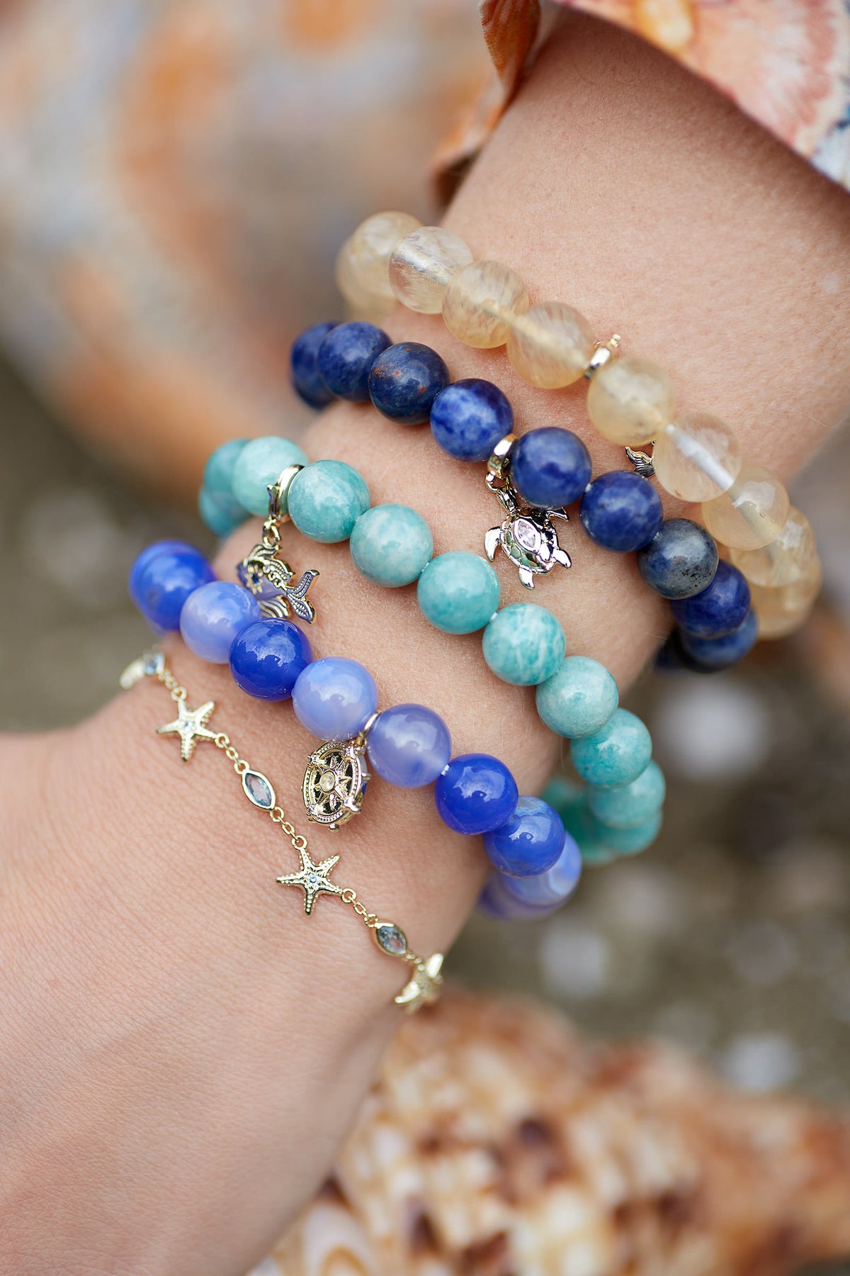 Gold Star of the Sea Bracelet