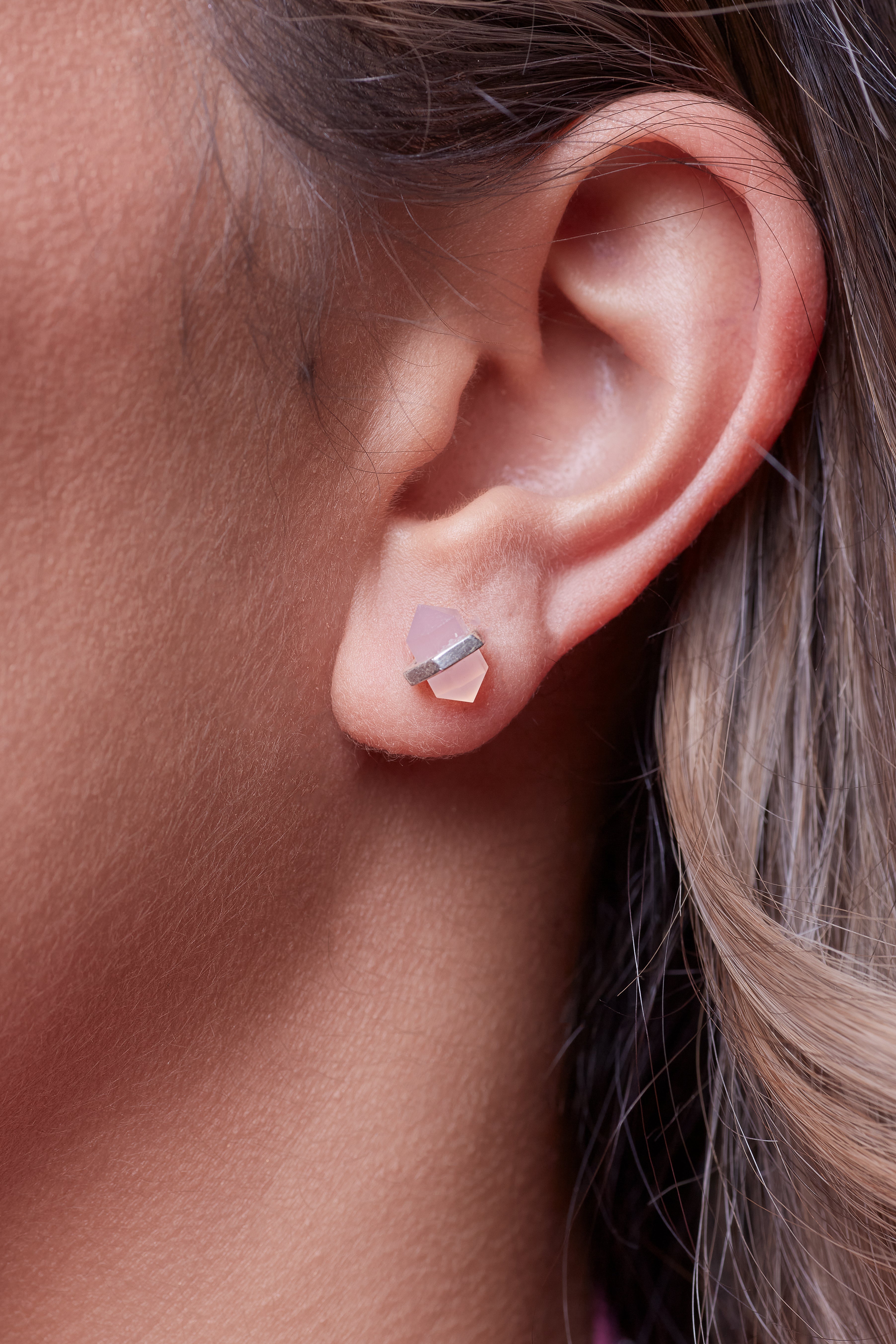 Love Intention Studs - Silver