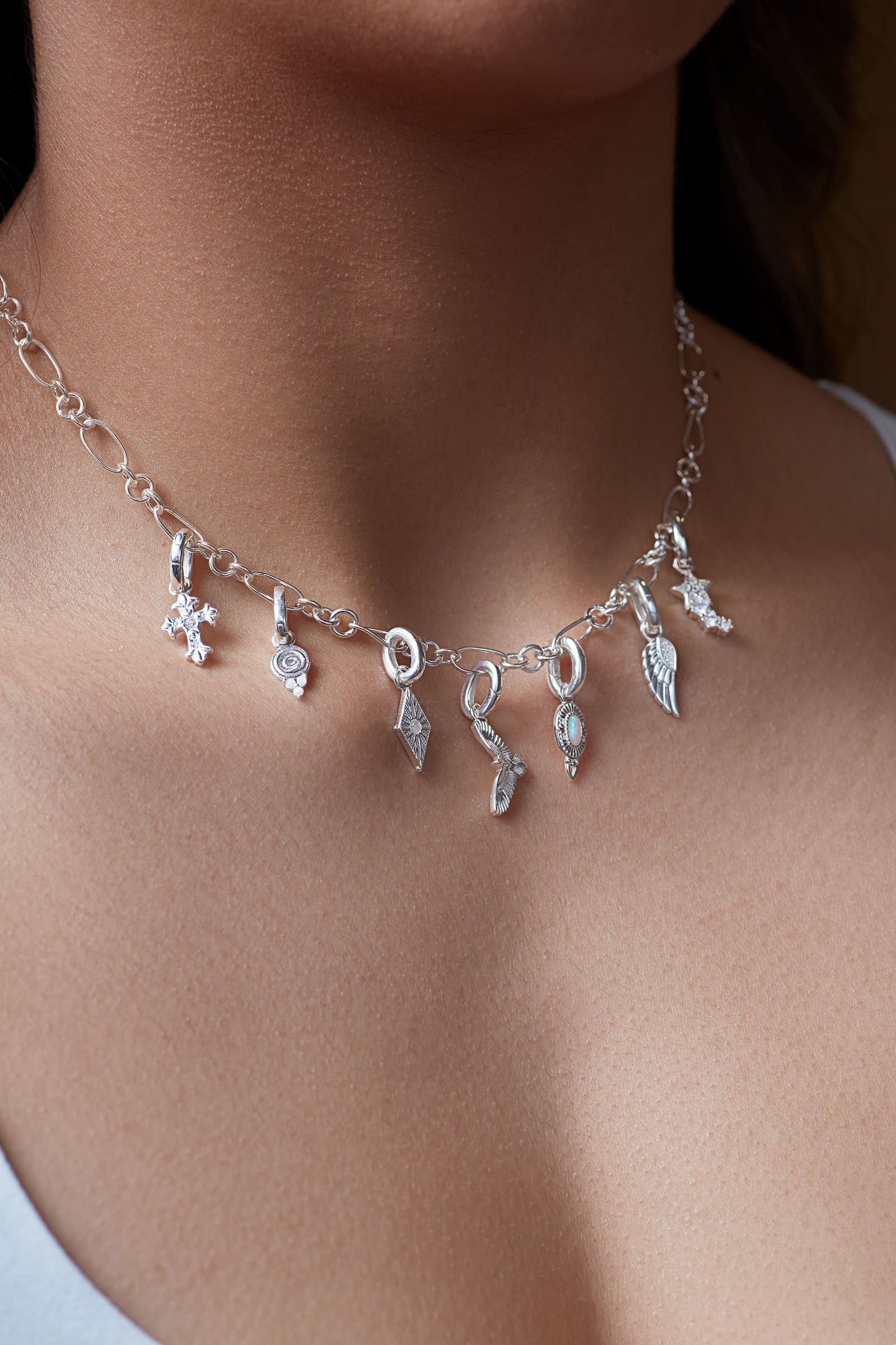 Lotus Charm - Silver