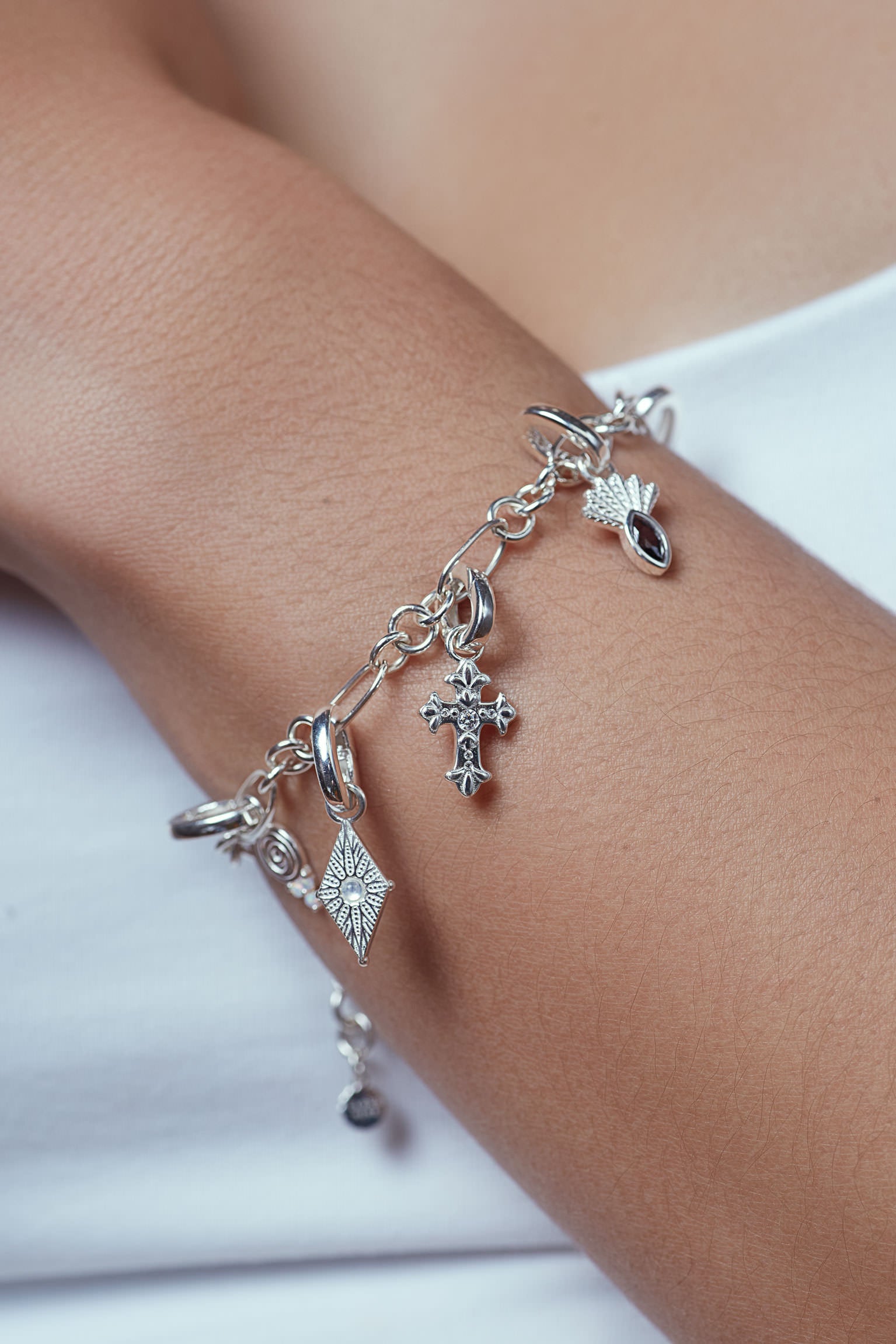 Lotus Charm - Silver