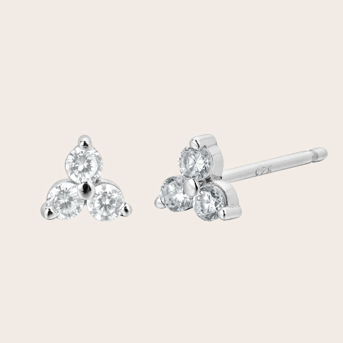 FREE Silver Birthstone Studs