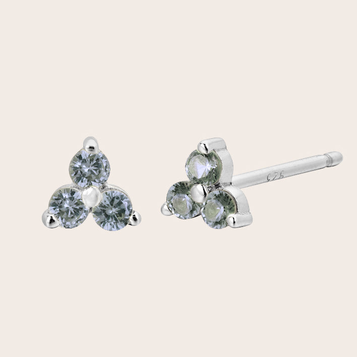 FREE Silver Birthstone Studs