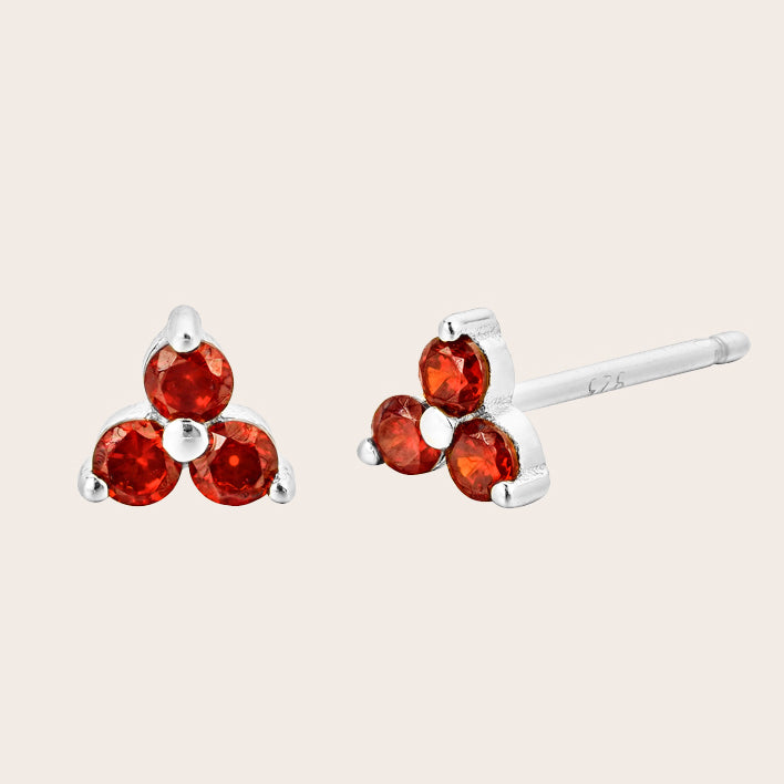 FREE Silver Birthstone Studs