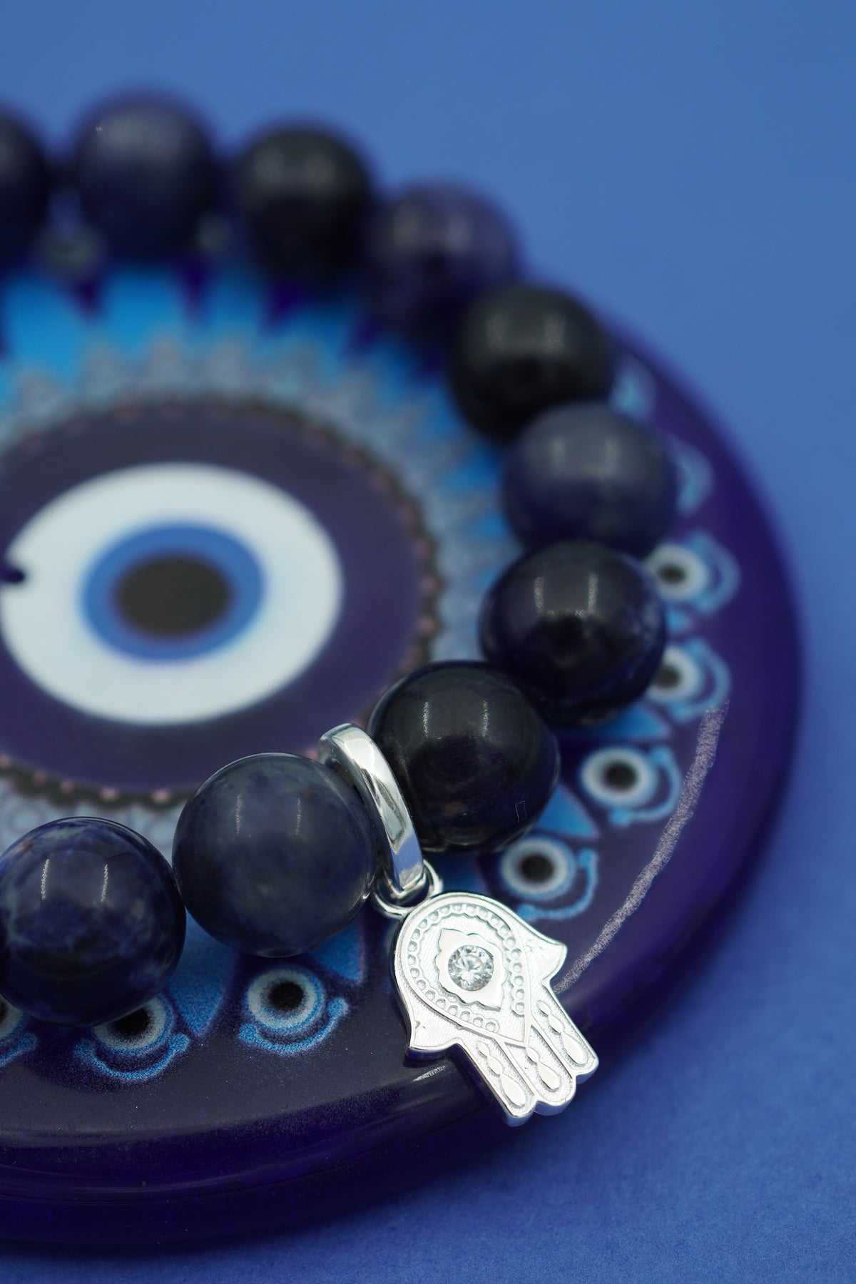 Hamsa Blessings Bracelet - Silver