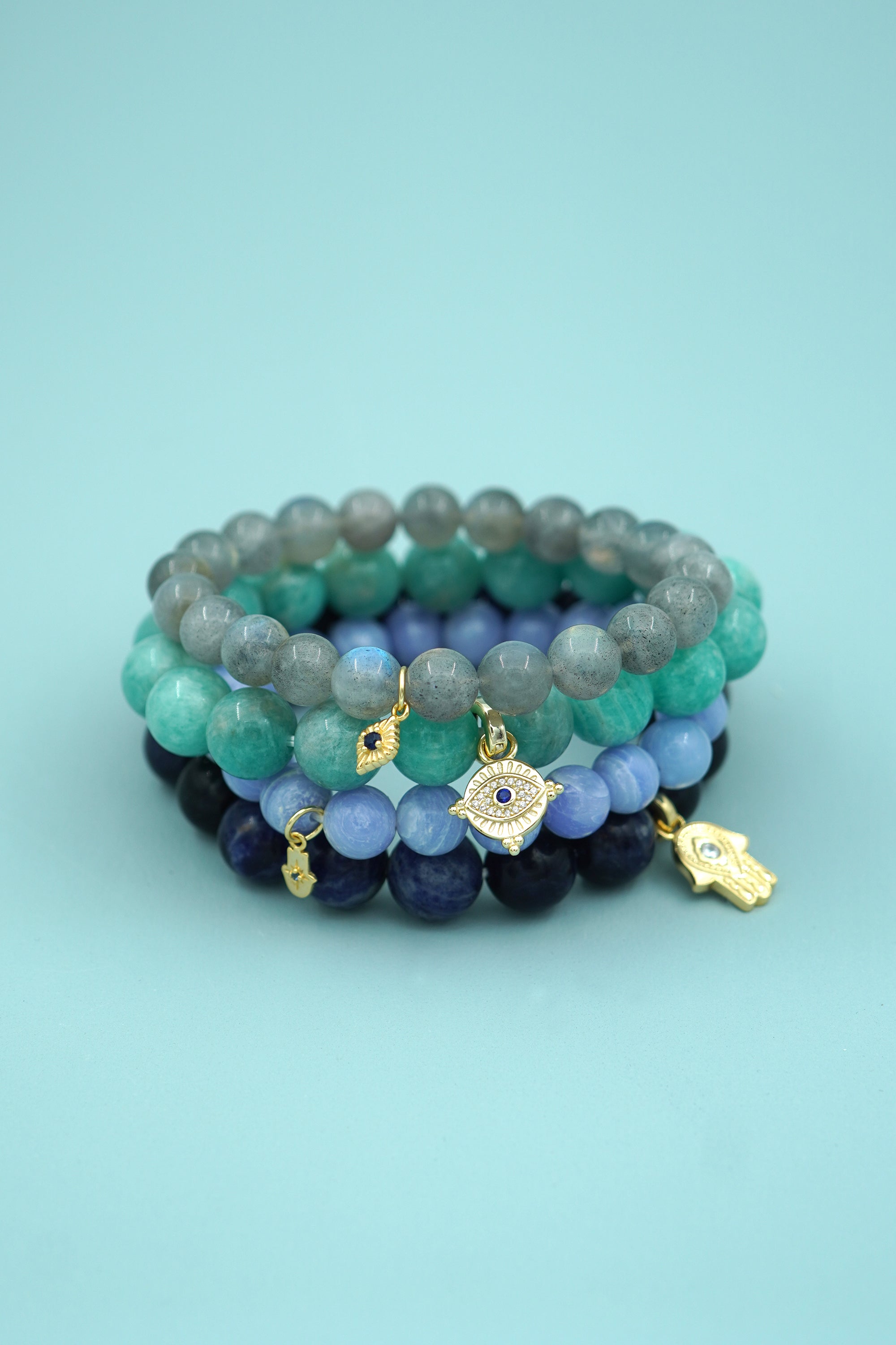 Hamsa Blessings Bracelet - Gold