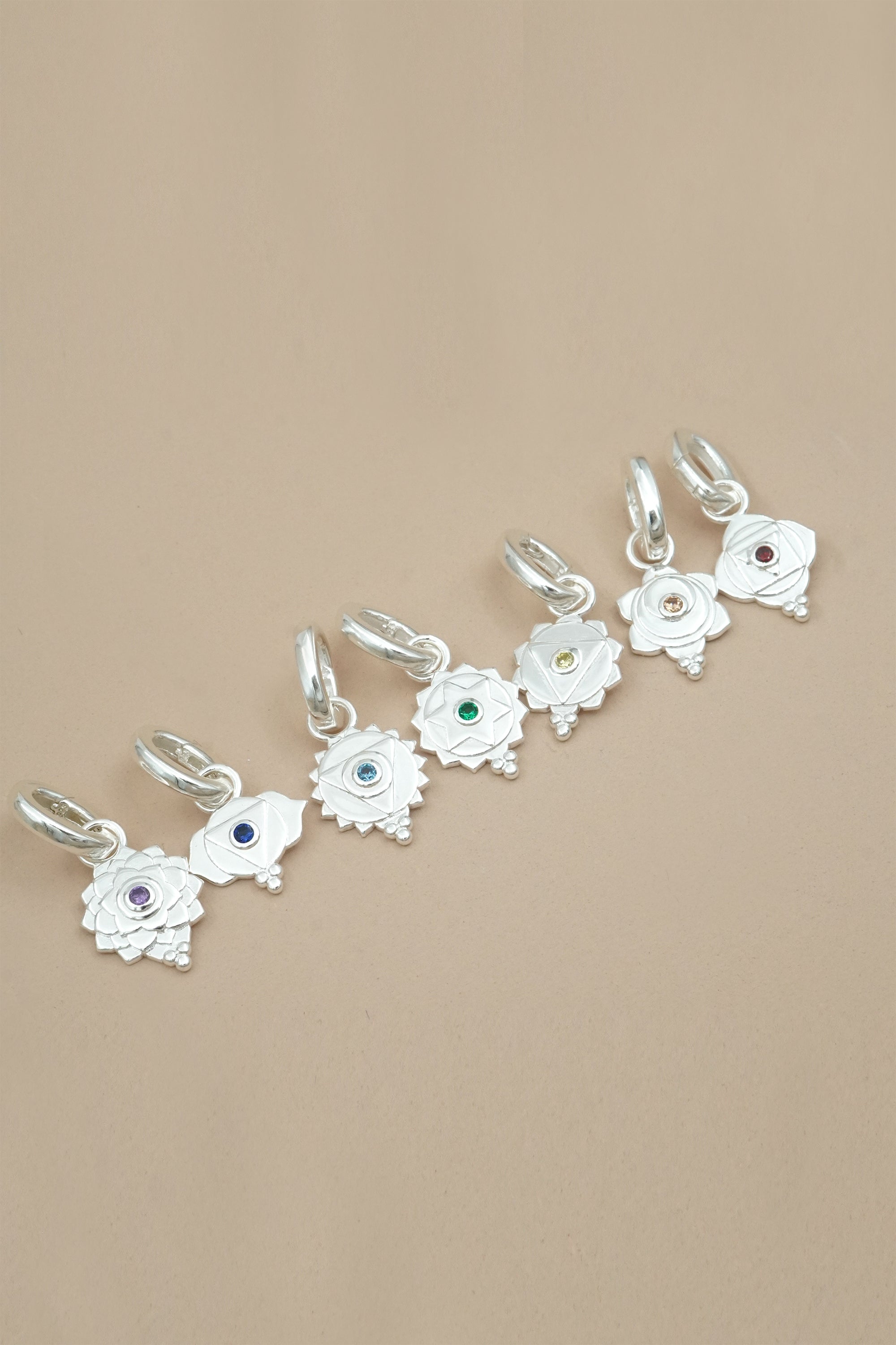 Crown Chakra Charm - Silver