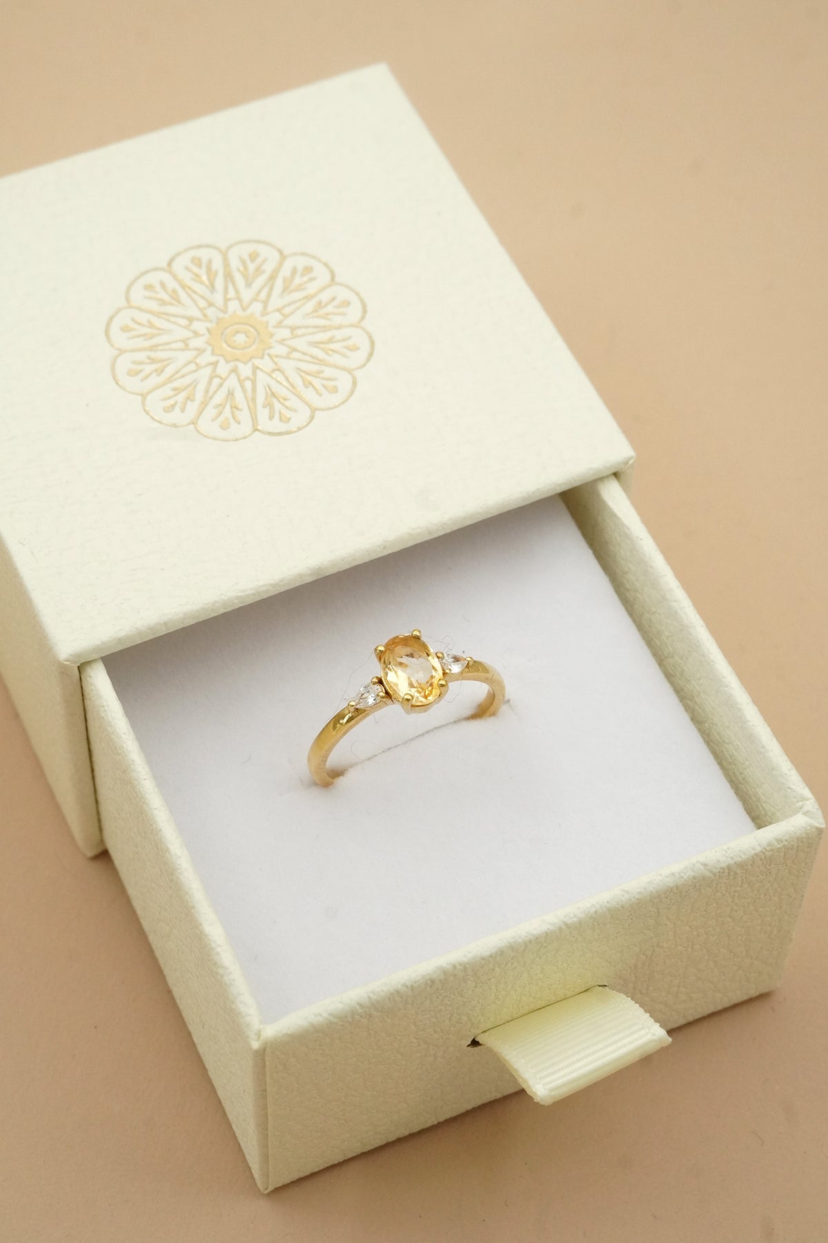 November Birthstone Ring - Gold