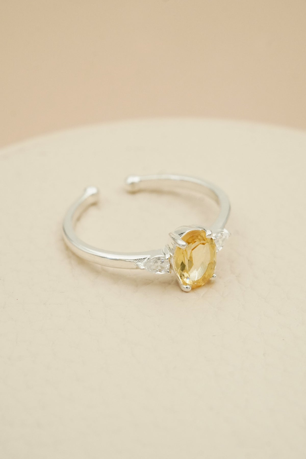 November Birthstone Ring - Silver
