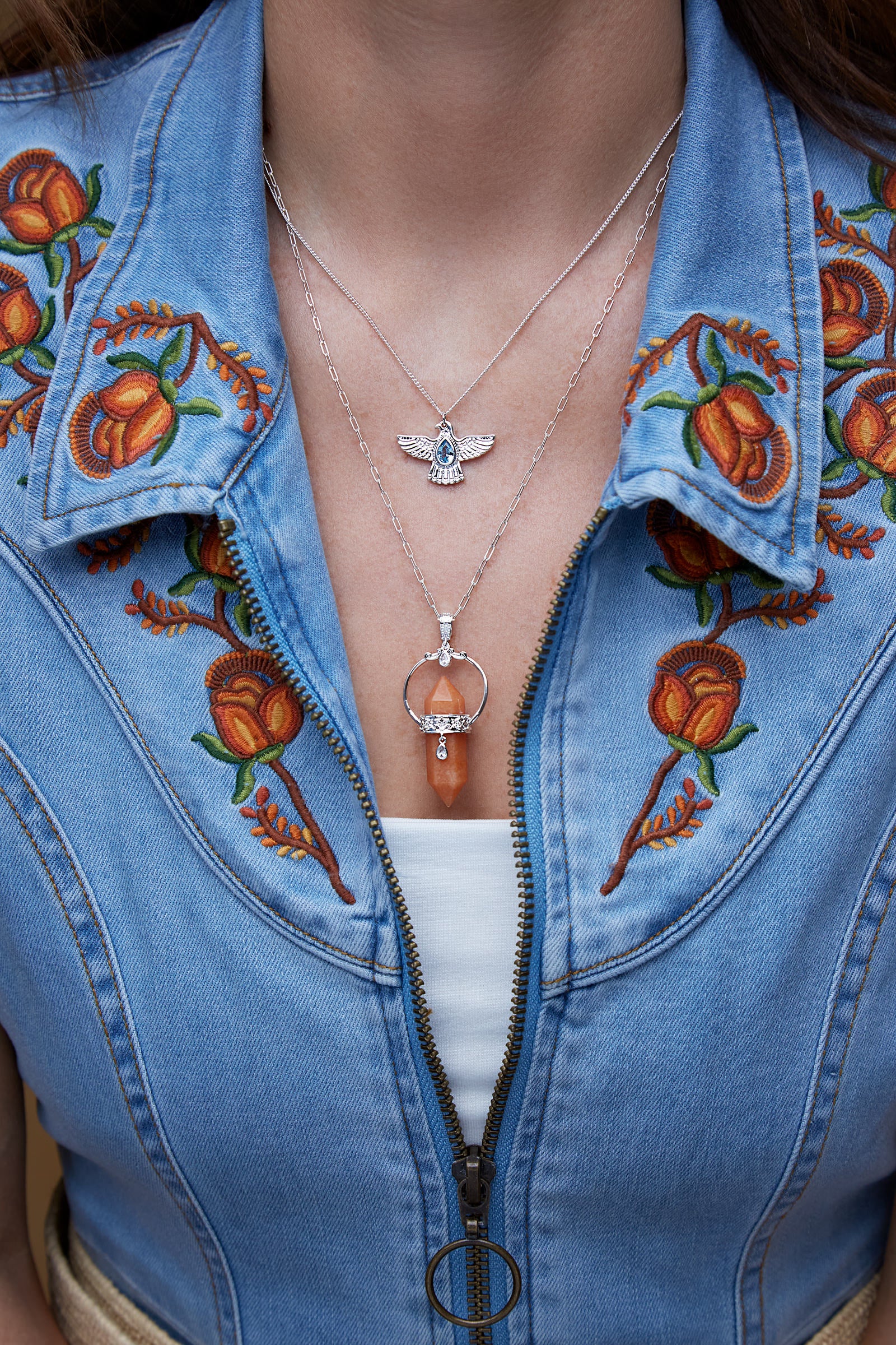 Thunderbird Necklace - Silver