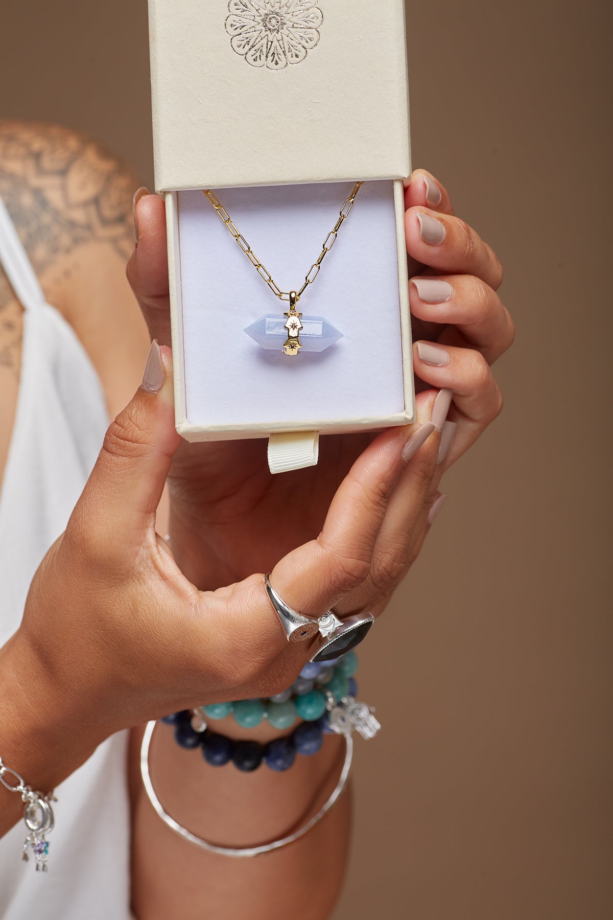 Peaceful Path Necklace - Gold