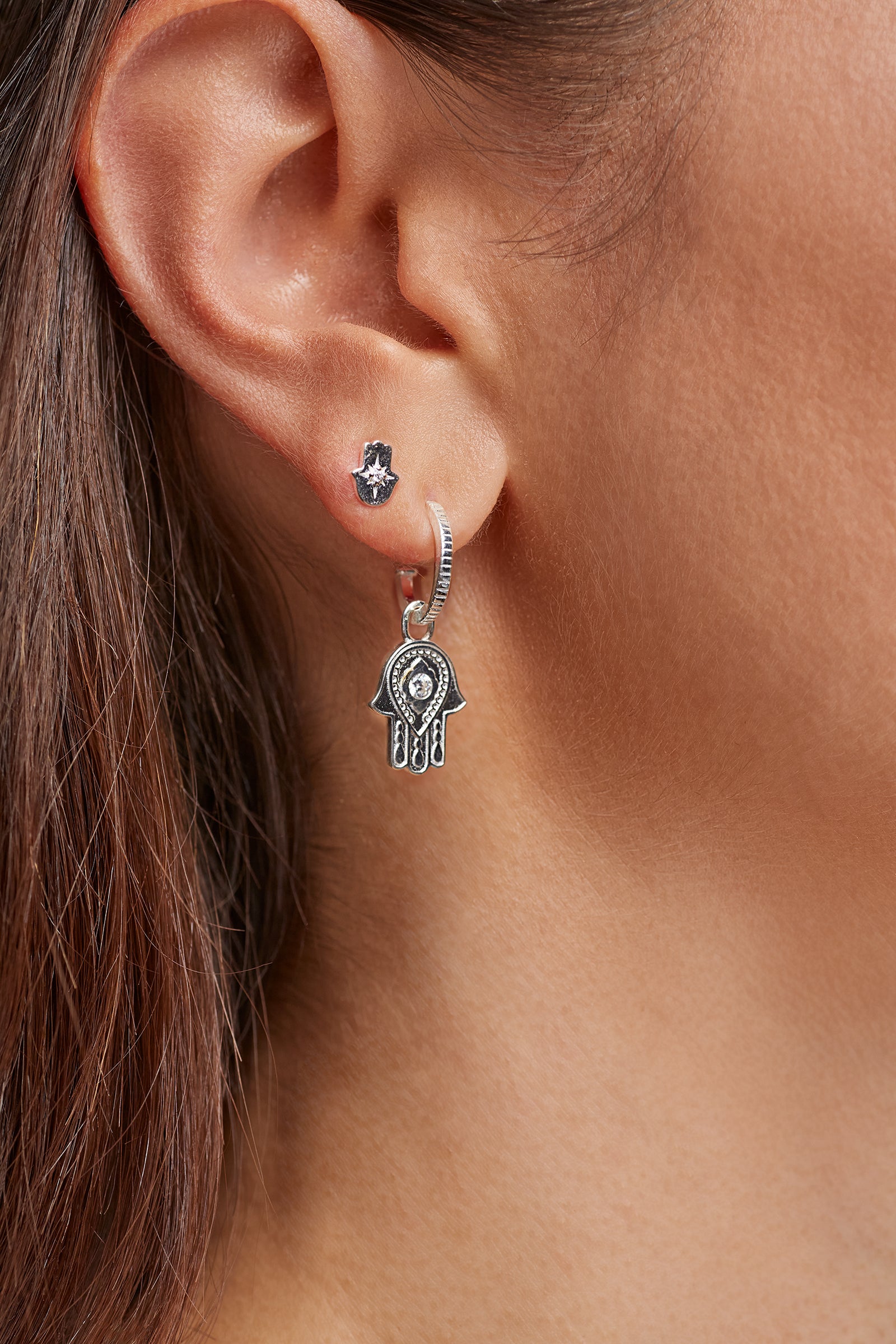 Hamsa Blessings Gift Set - Silver