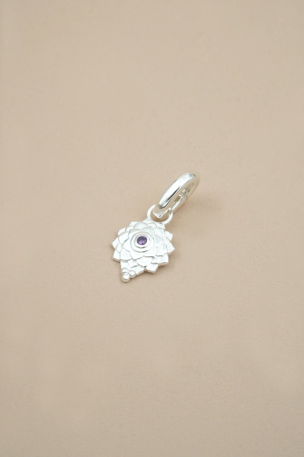 Crown Chakra Charm - Silver