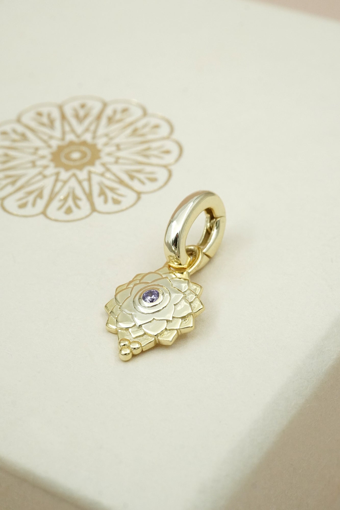 Crown Chakra Charm - Gold