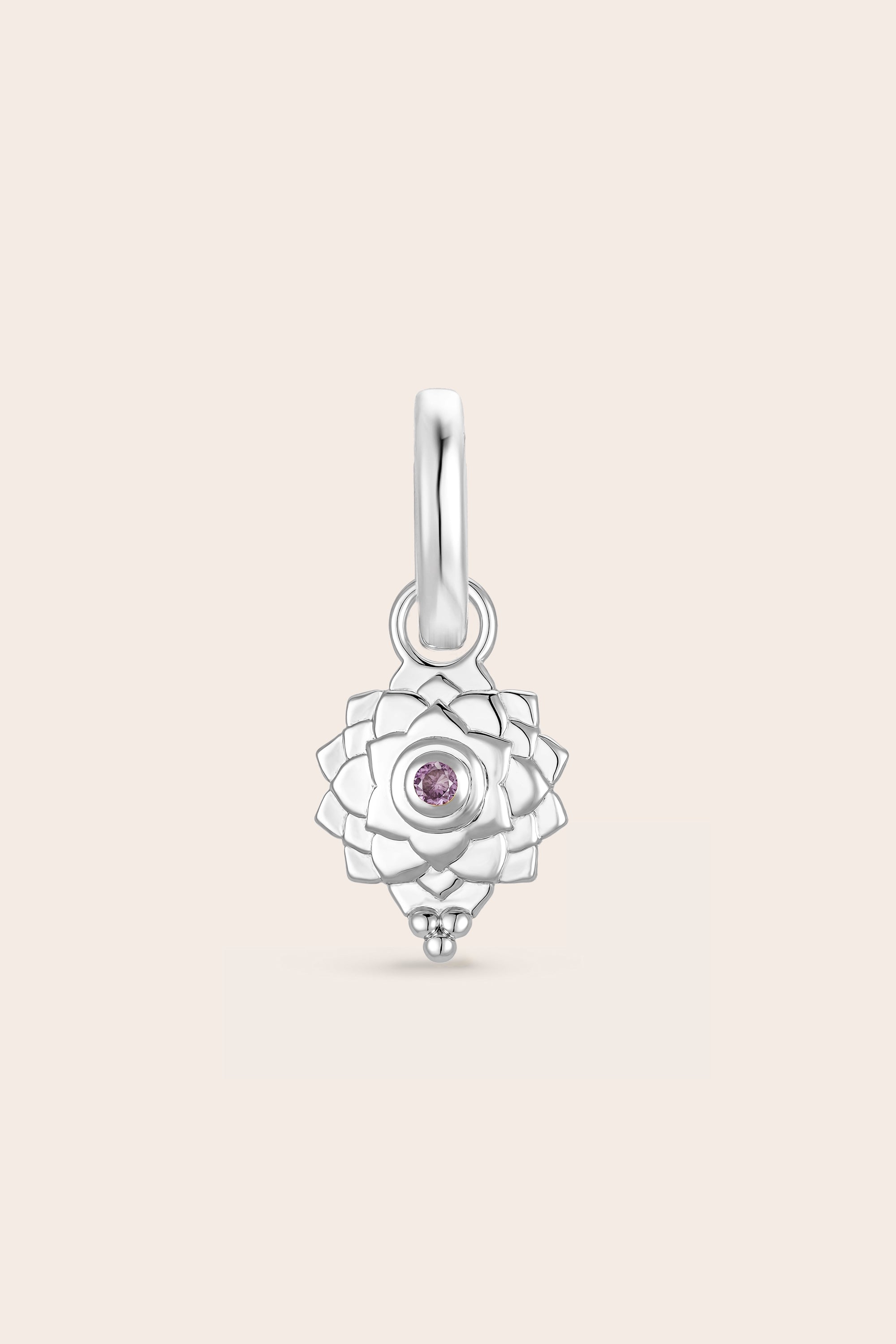 Crown Chakra Charm - Silver