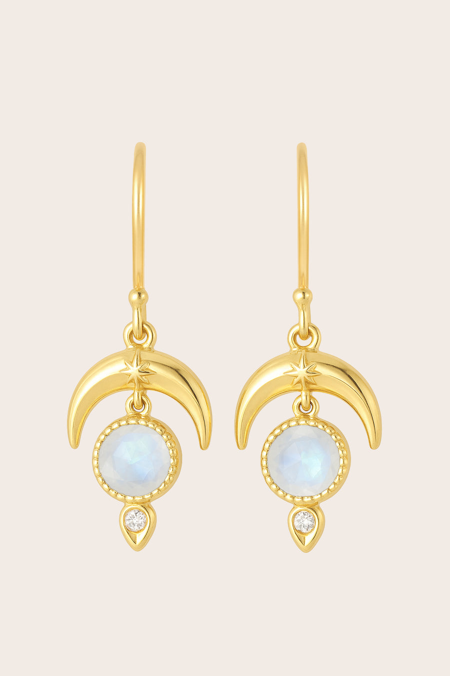 Moonstone Dare to Dream Earrings - Gold