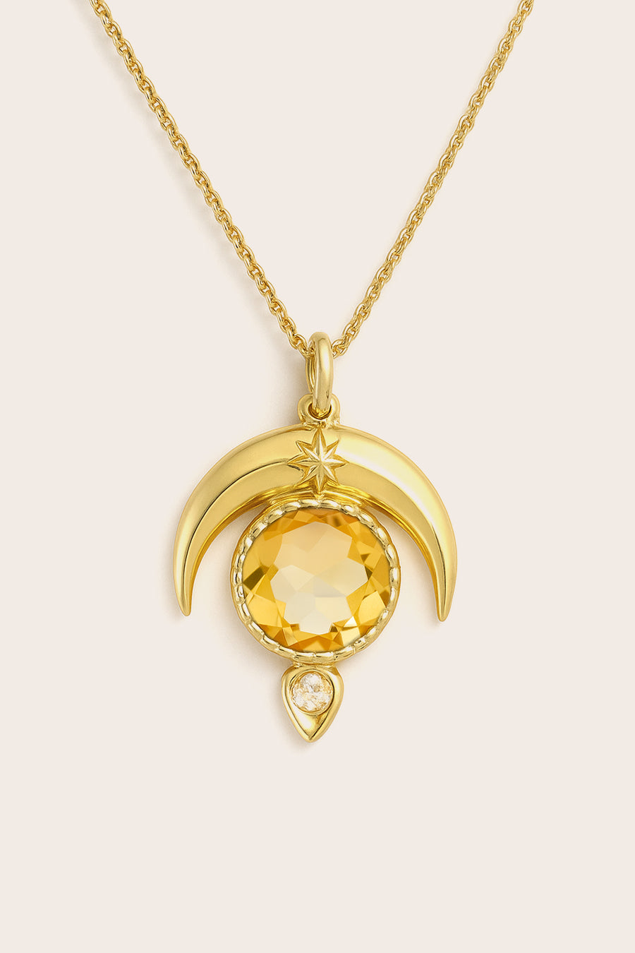 Citrine Dare to Dream Necklace - Gold