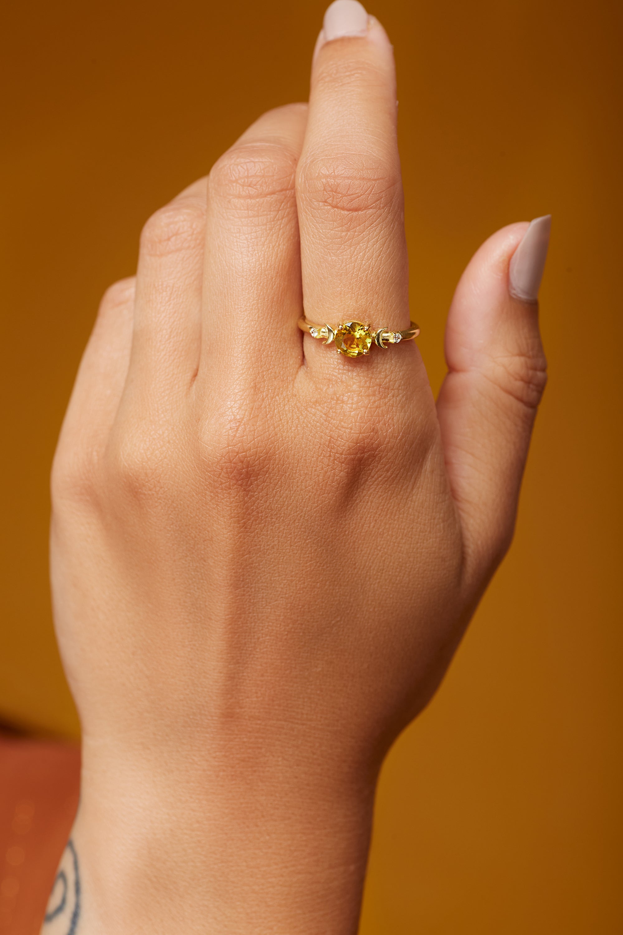 Citrine Dare to Dream Ring - Gold