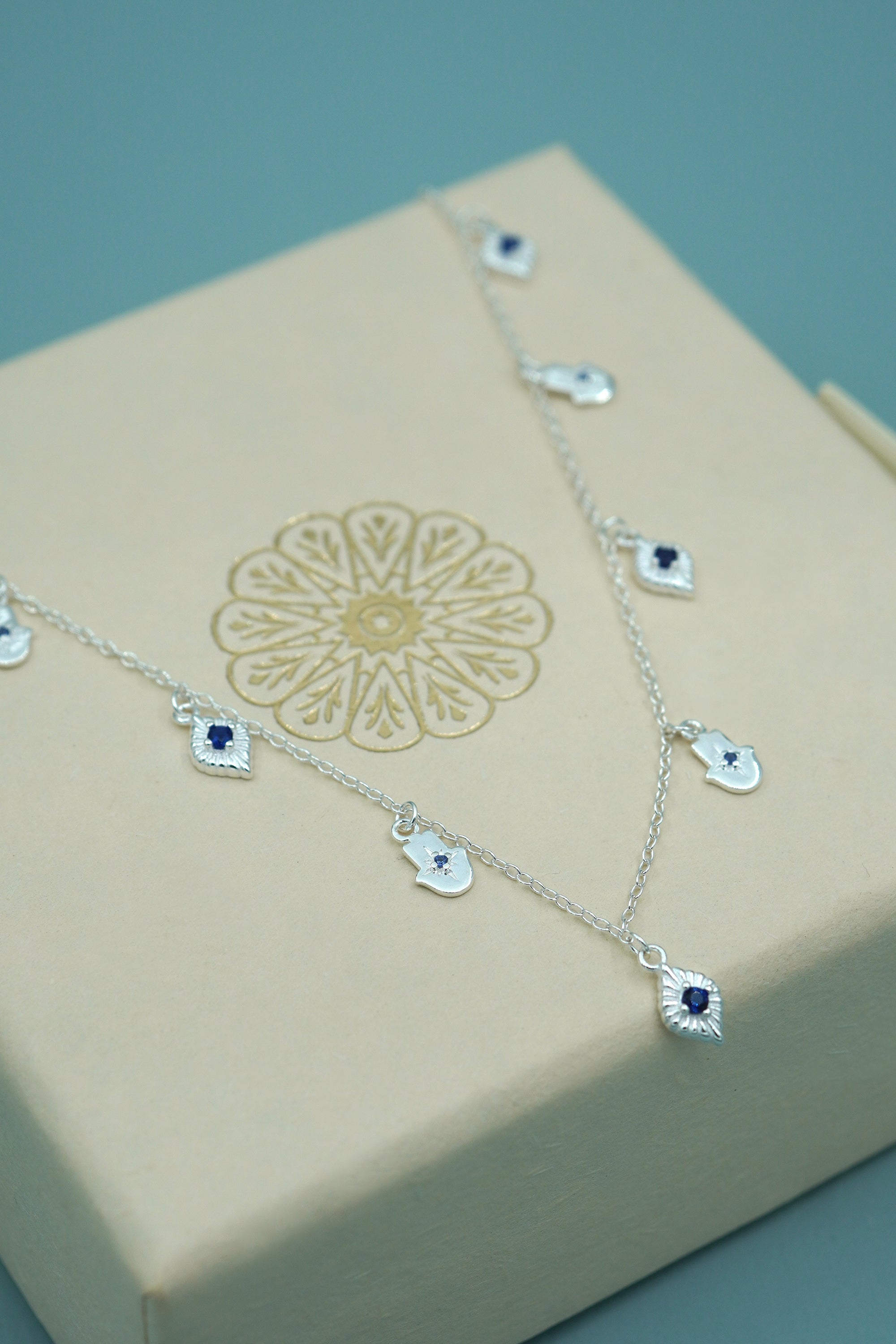Divine Protection Necklace - Silver