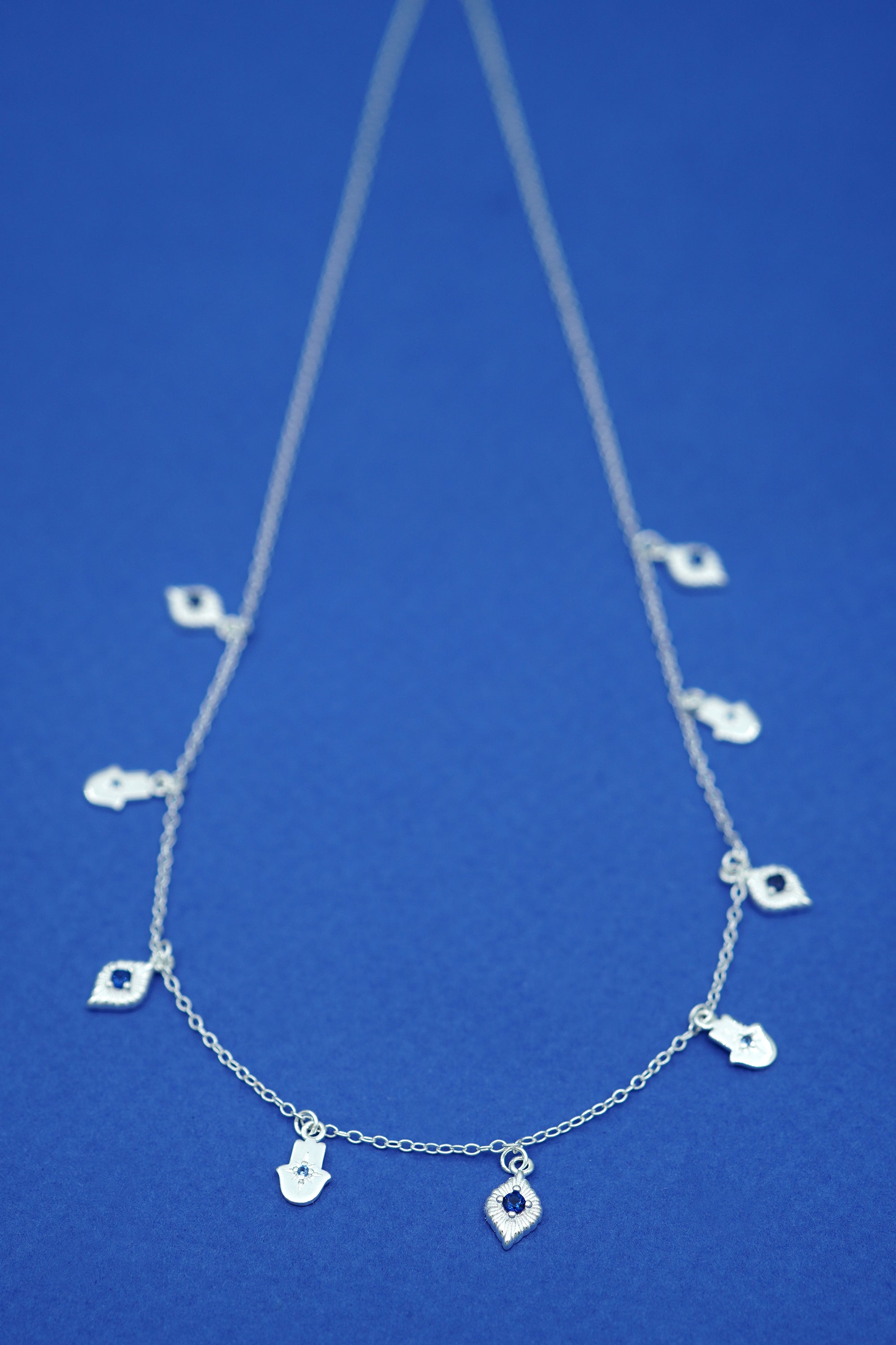 Divine Protection Necklace - Silver