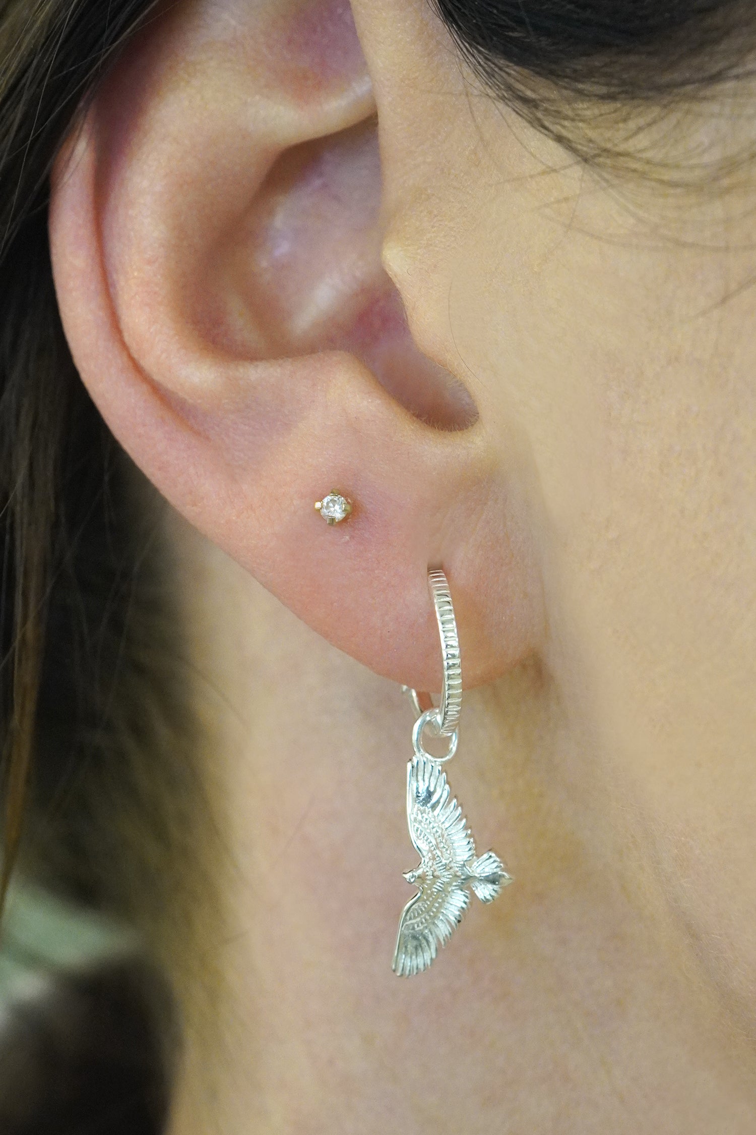Soar Hoops - Silver Charm only