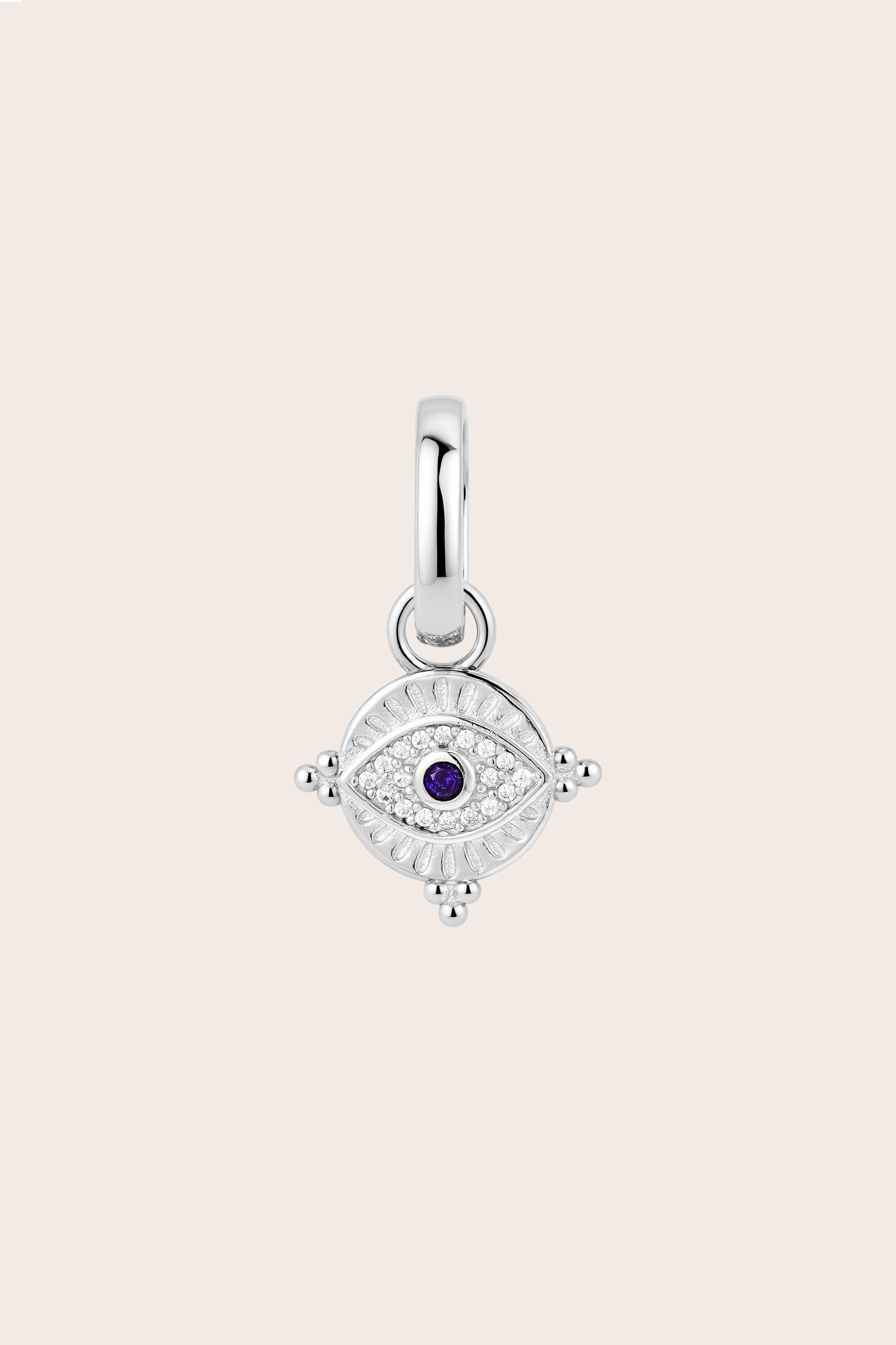 Protection of Eye Charm - Silver