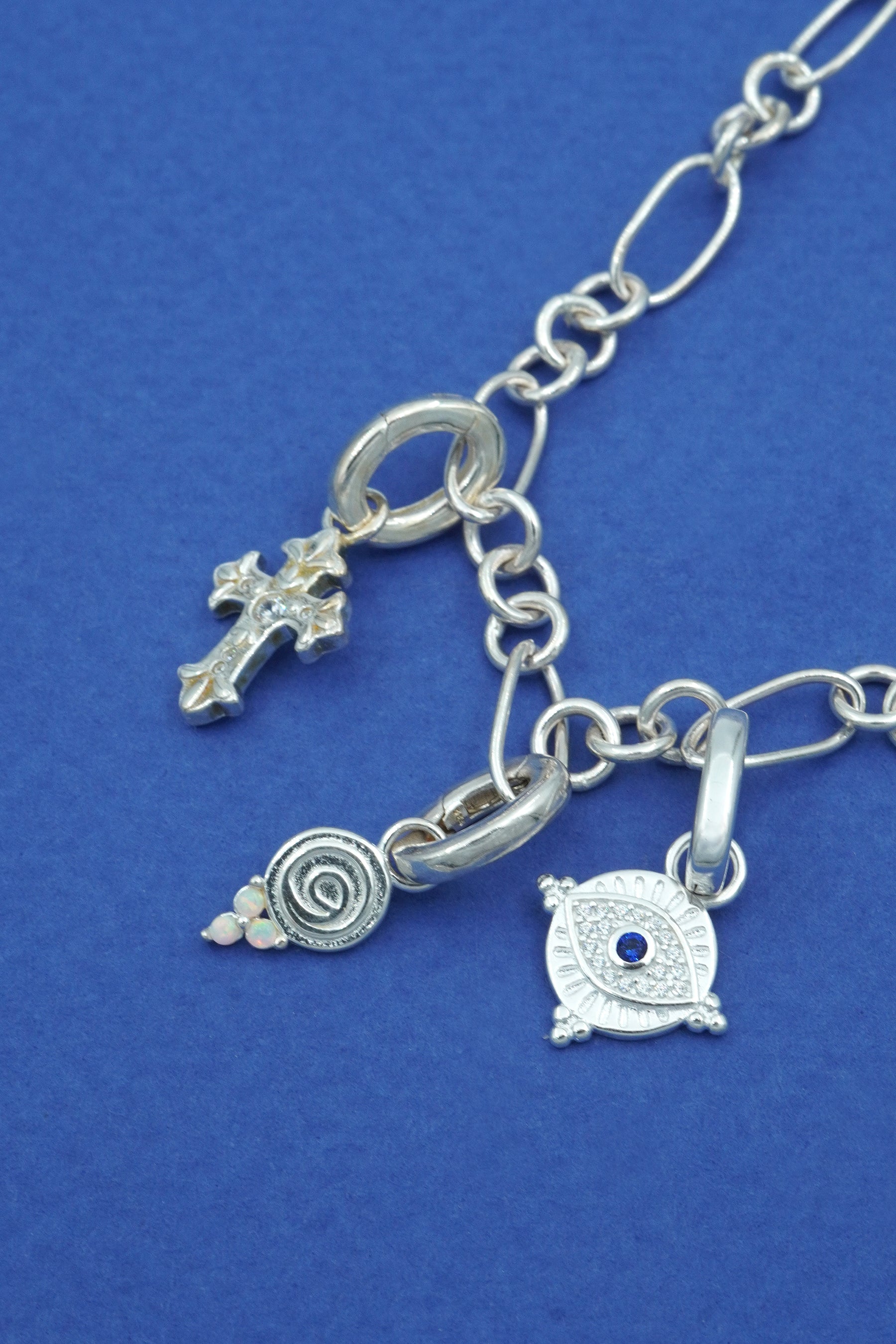 Protection of Eye Charm - Silver