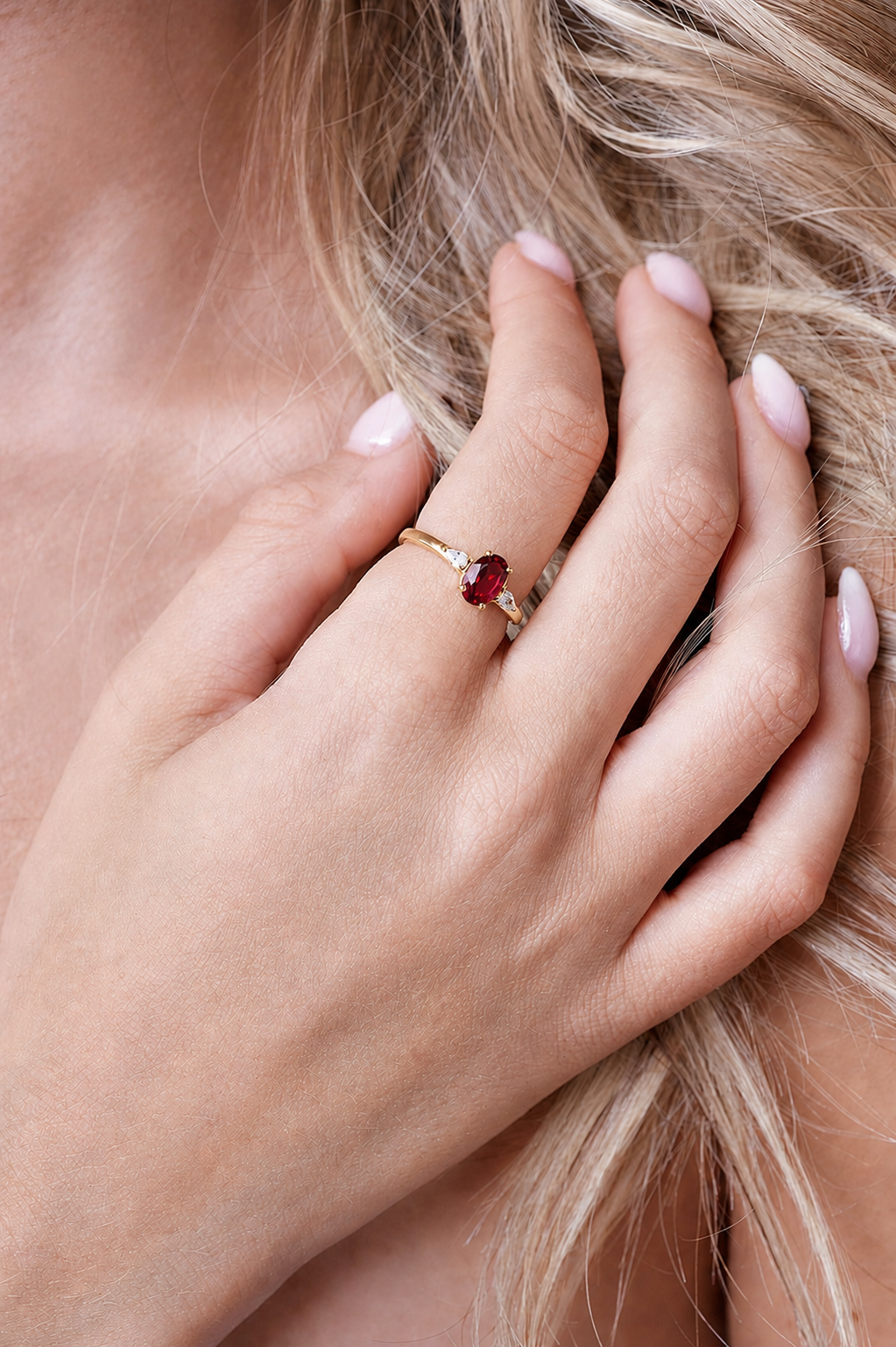 July Birthstone Ring - Gold