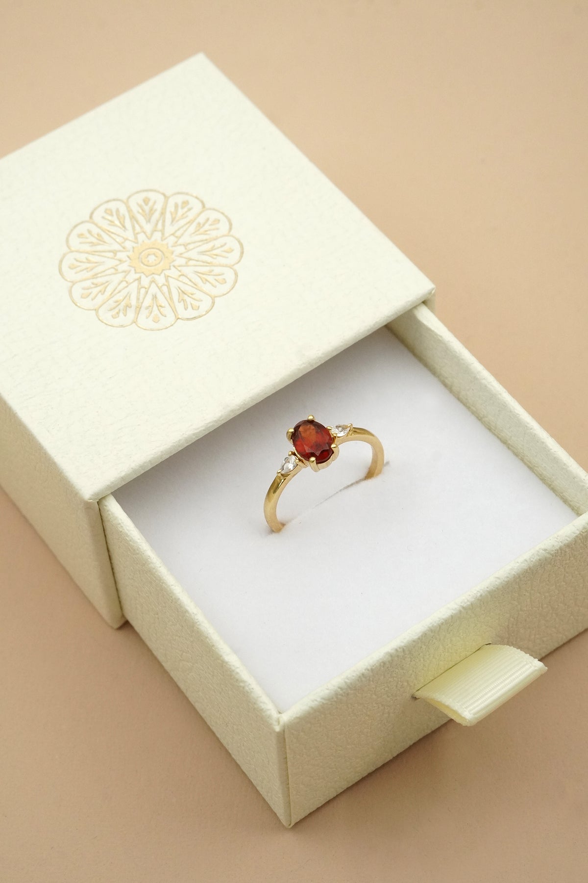 January Birthstone Ring - Gold