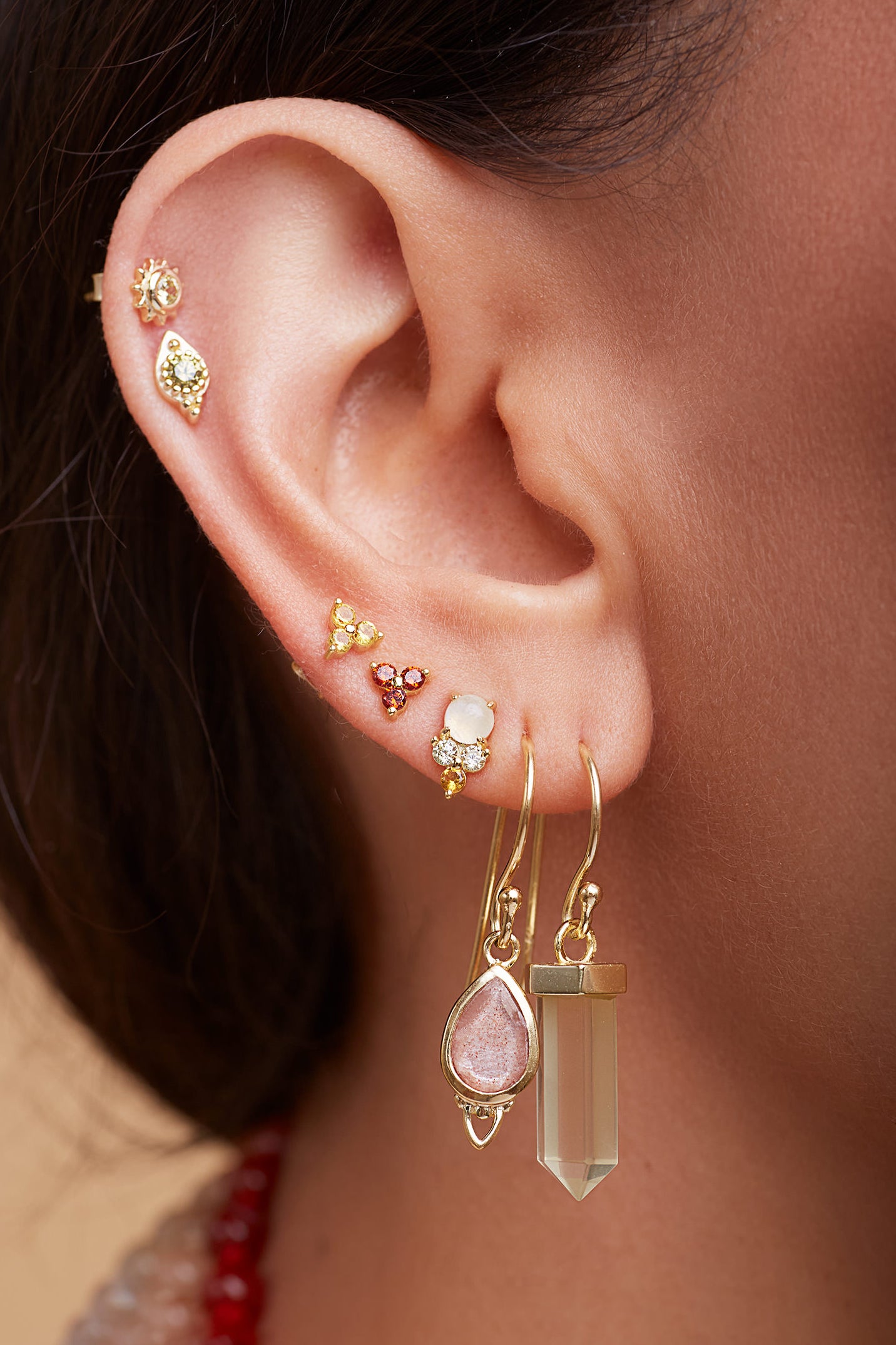 Citrine Inner Power Earrings – Silver