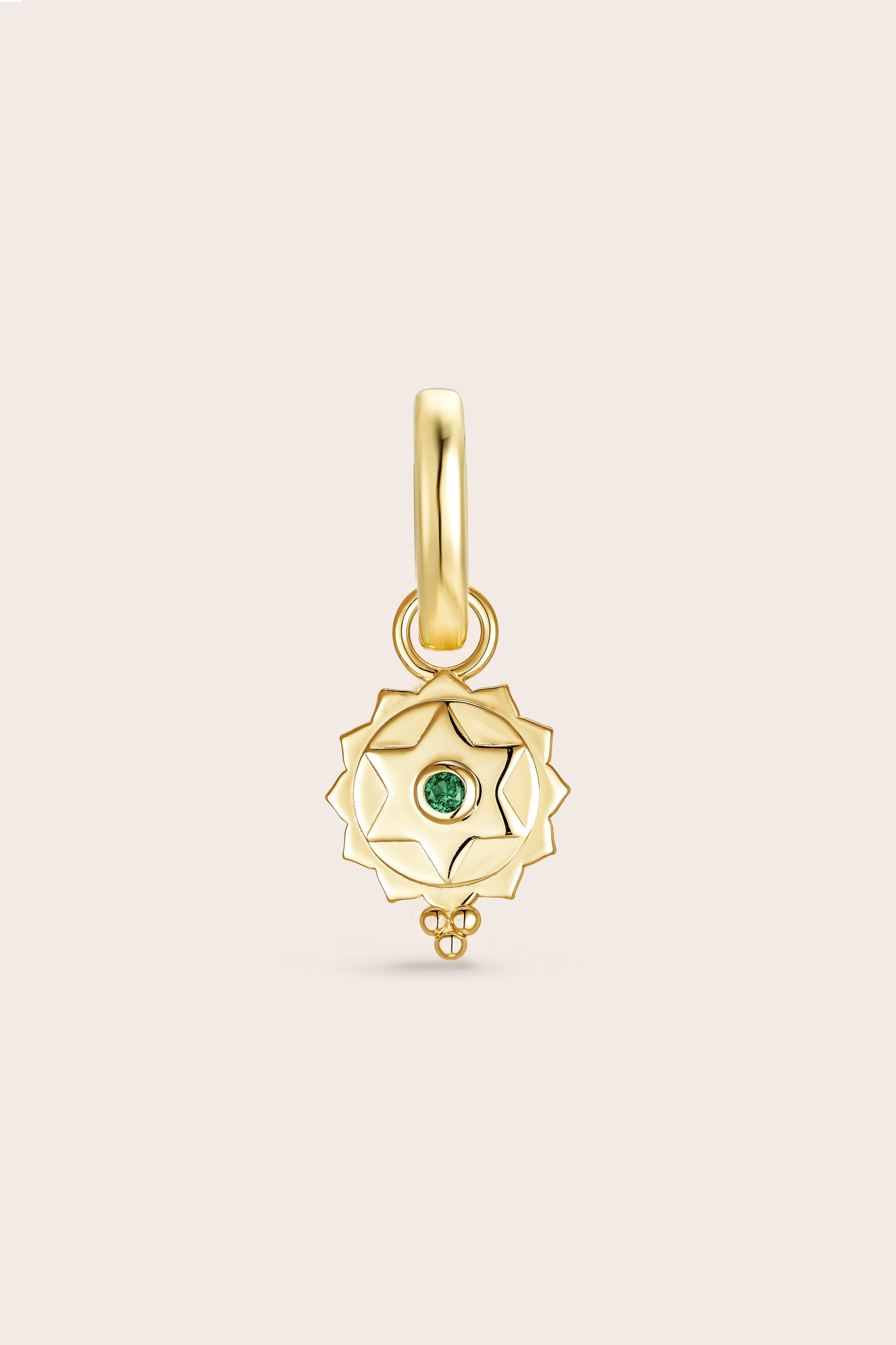 Heart Chakra Charm - Gold