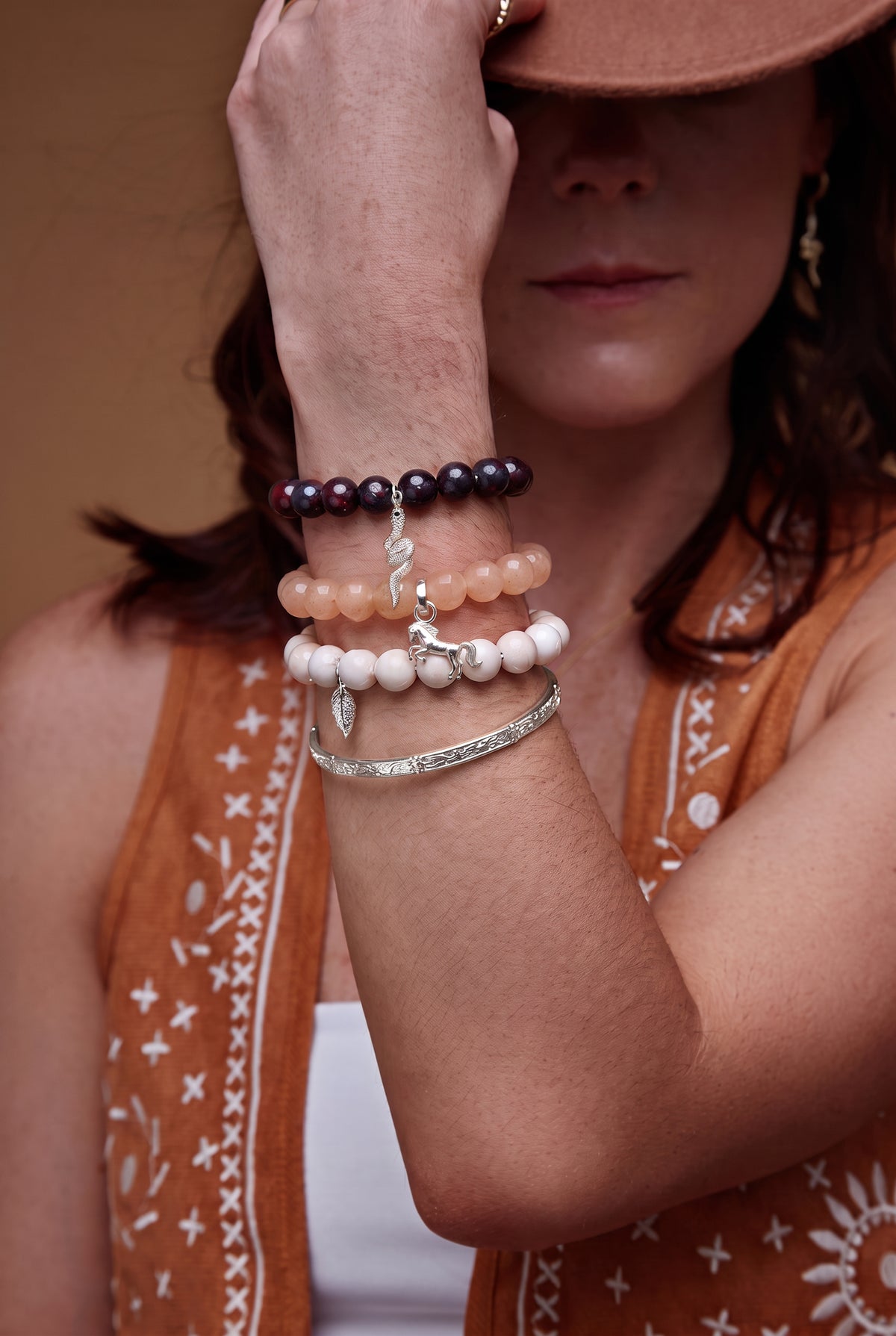 Stand Strong Horse Bracelet - Silver