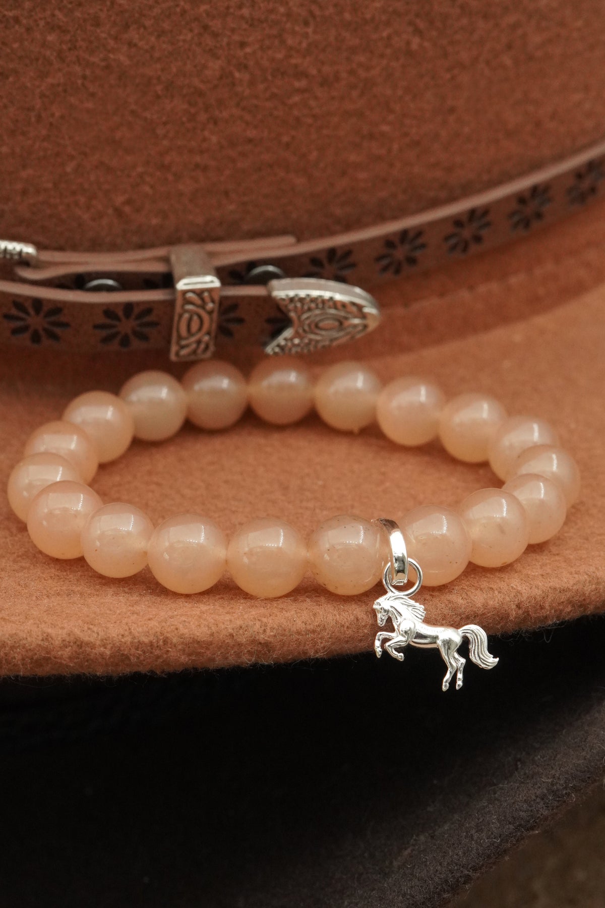 Stand Strong Horse Bracelet - Silver