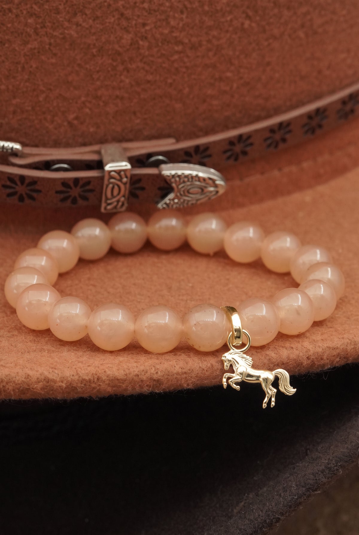 PRE ORDER Stand Strong Horse Bracelet - Gold