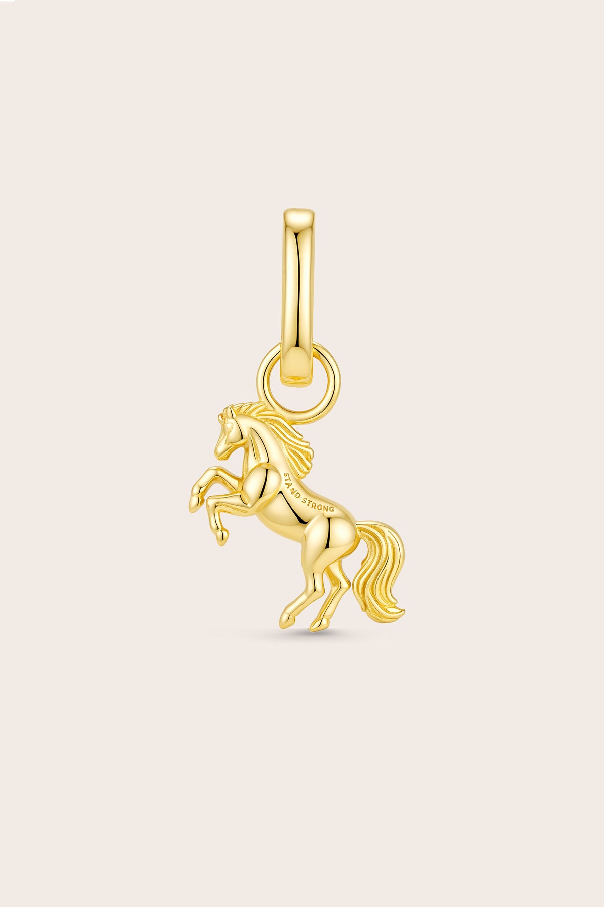 PRE ORDER Stand Strong Horse Charm - Gold