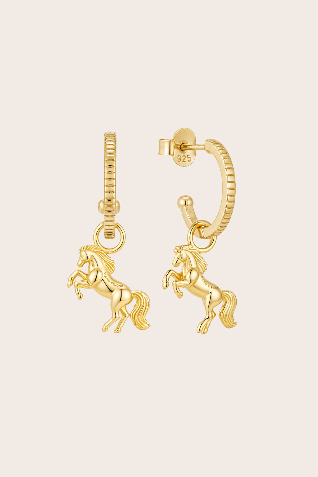 PRE ORDER Stand Strong Horse Hoops - Gold