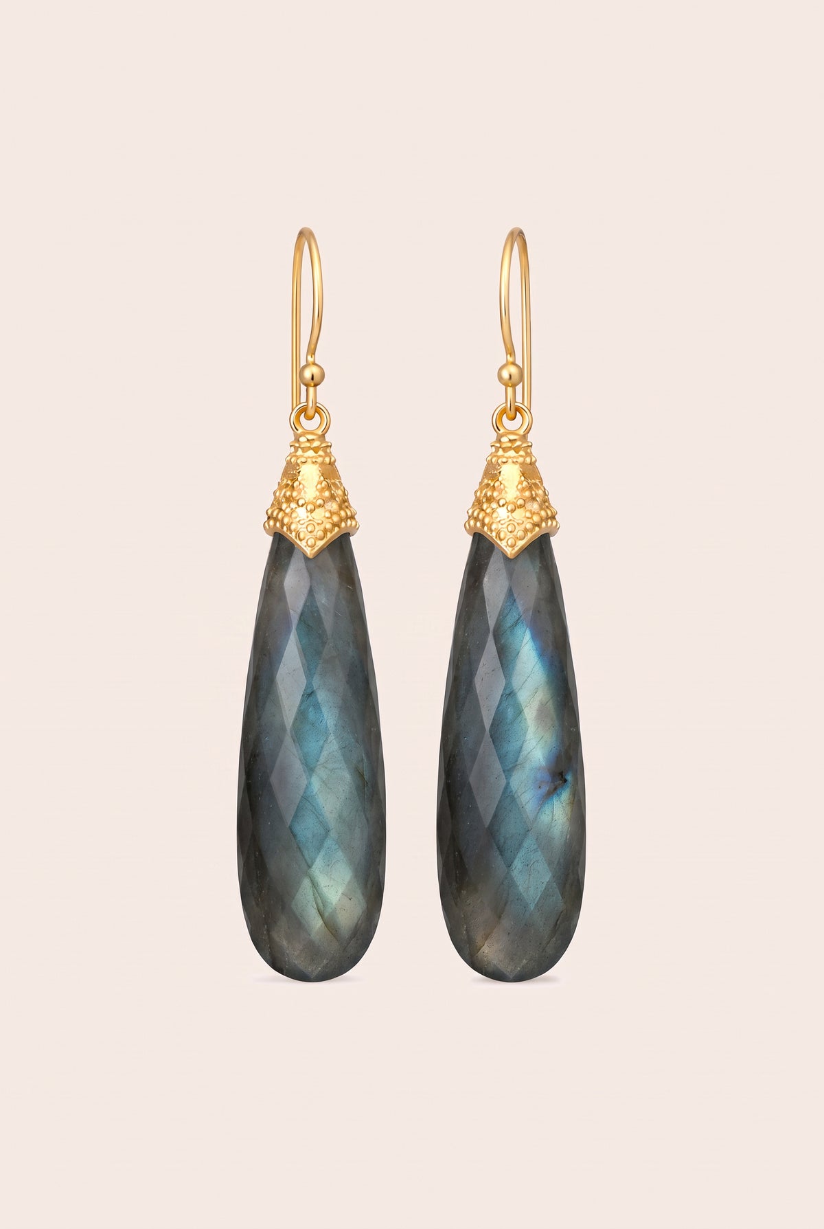 Gold Labradorite Mystique Earrings