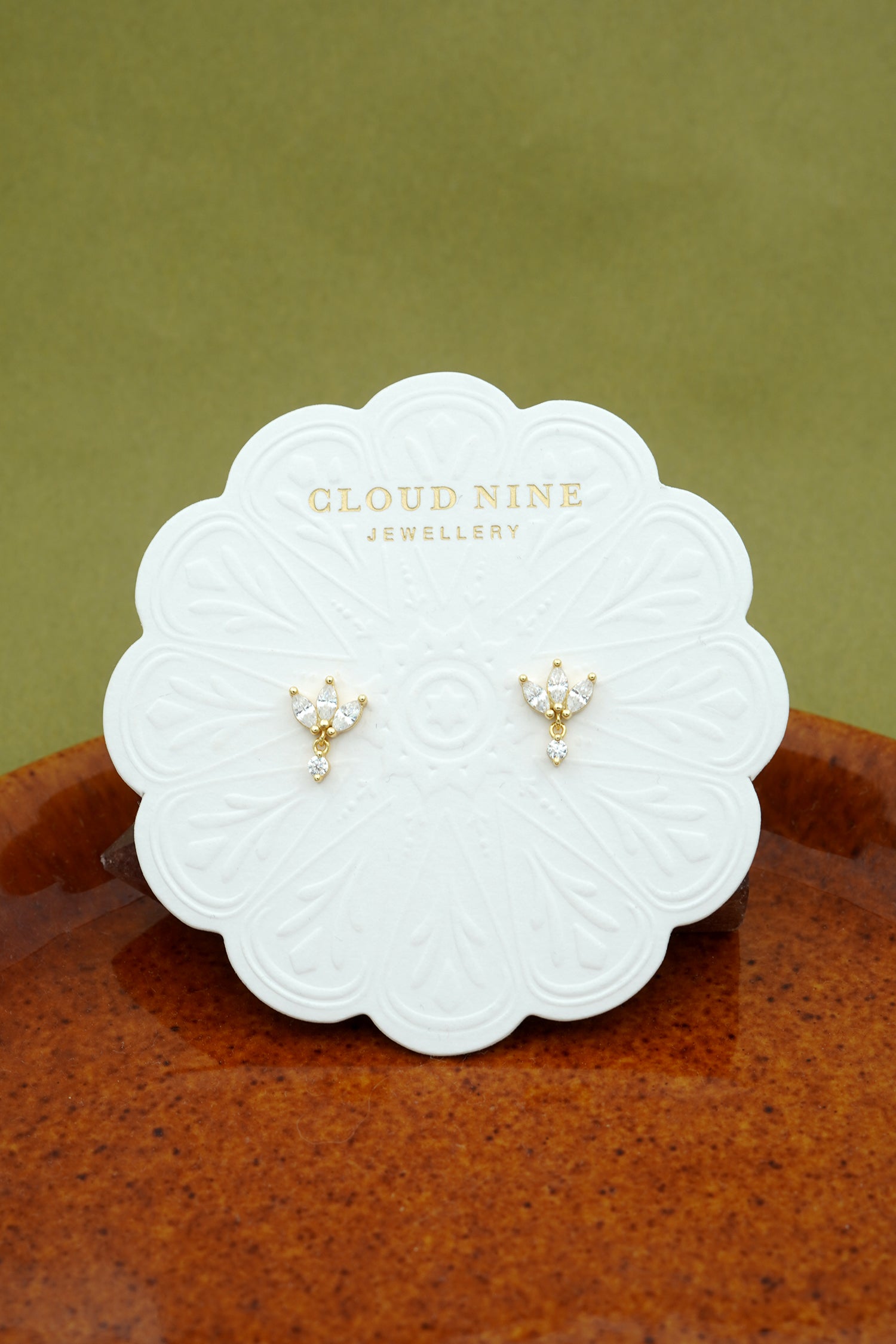 Lotus Studs - Gold