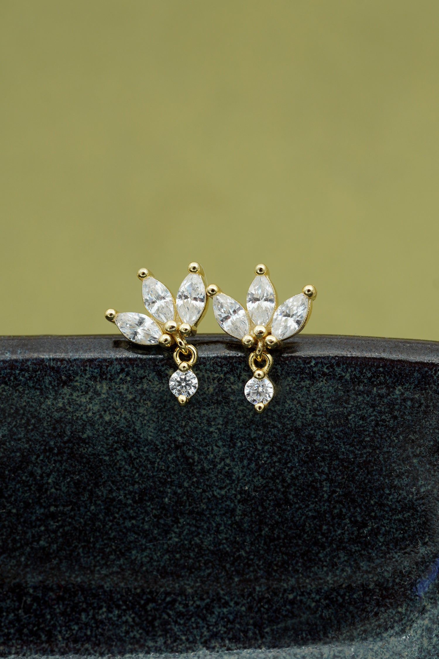 Lotus Studs - Gold