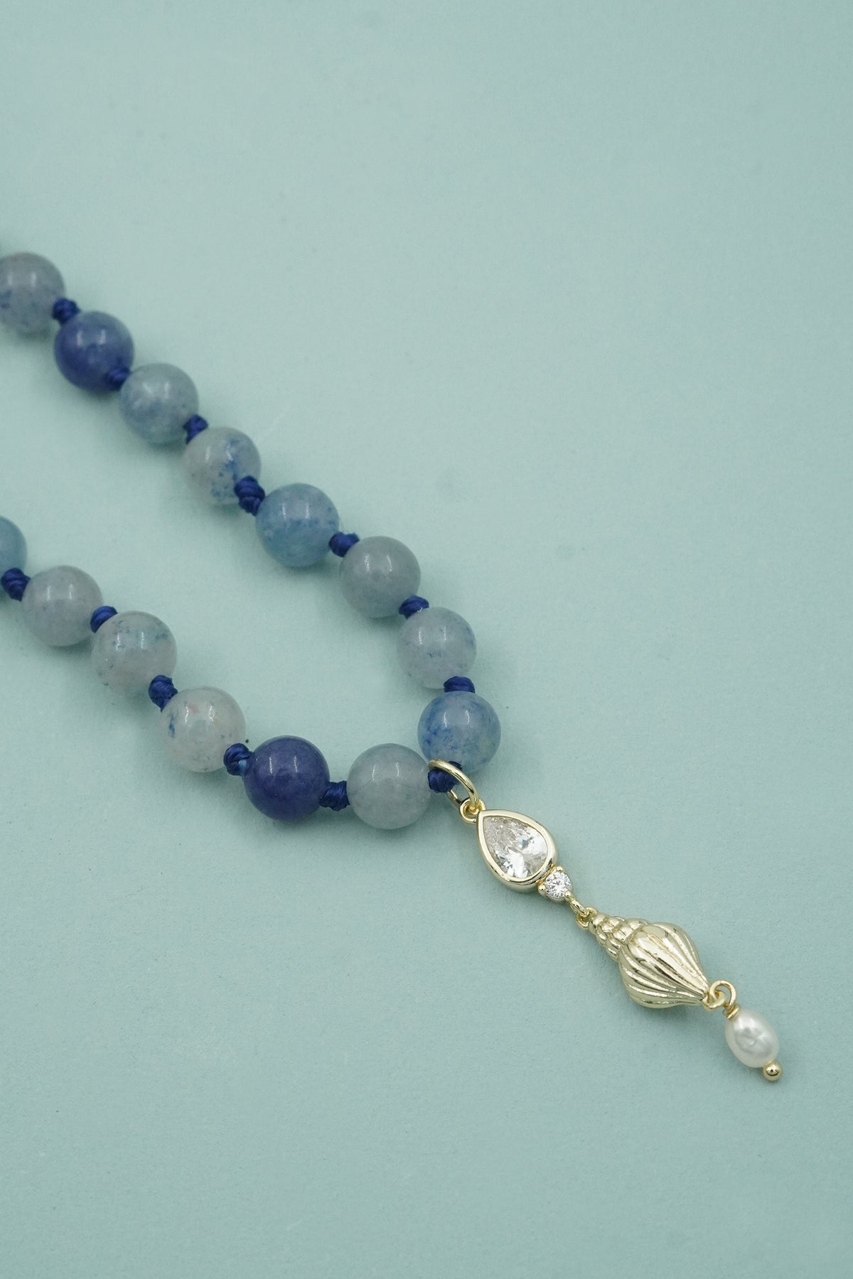 Gold Sea Goddess Mala Necklace