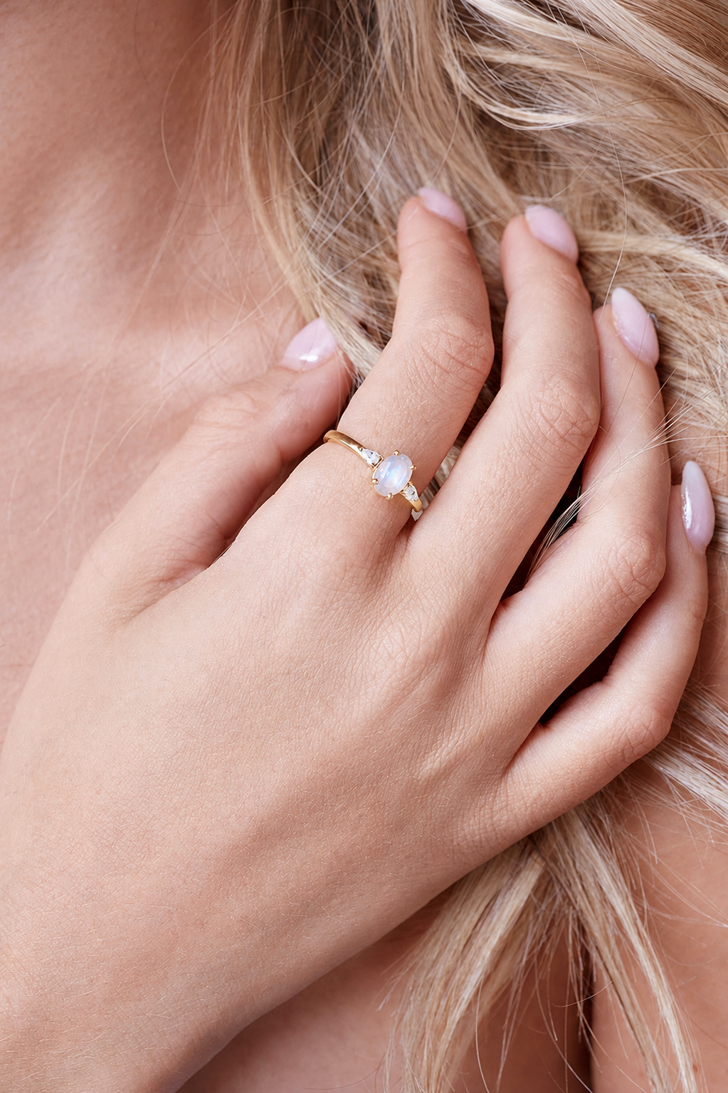 June Birthstone Ring - Gold