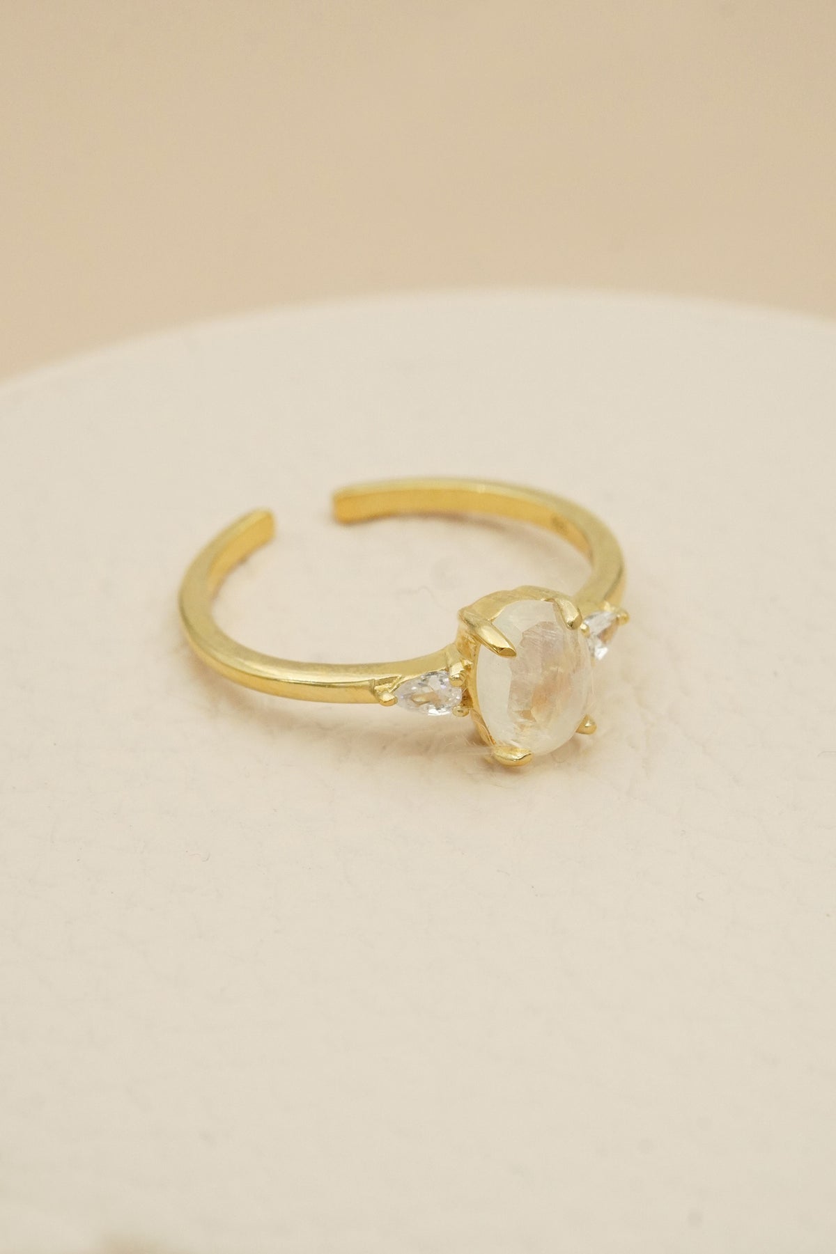 June Birthstone Ring - Gold