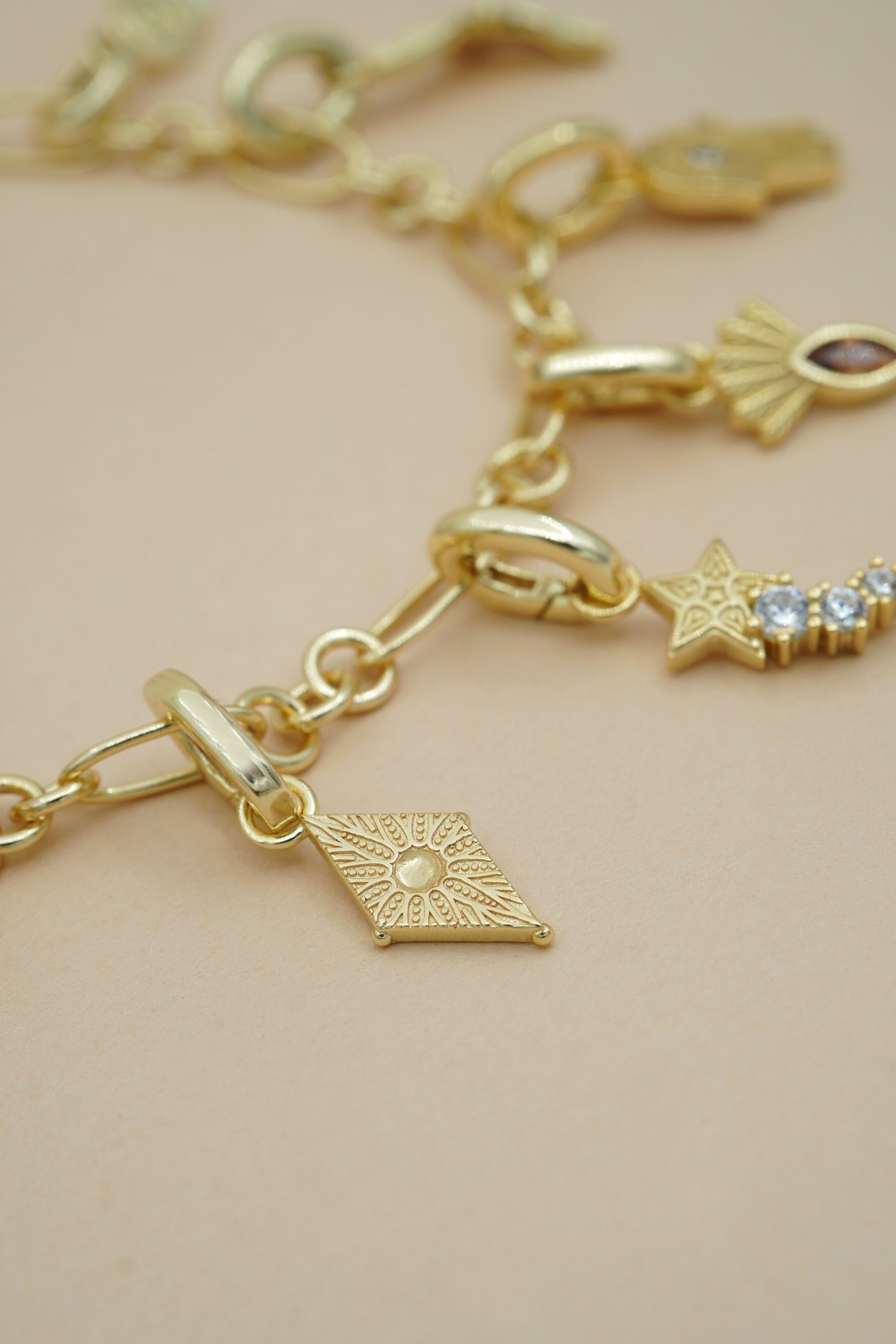 North Star Charm - Gold