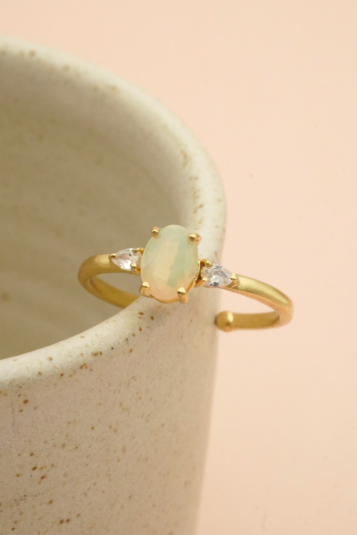 October Birthstone Ring - Gold
